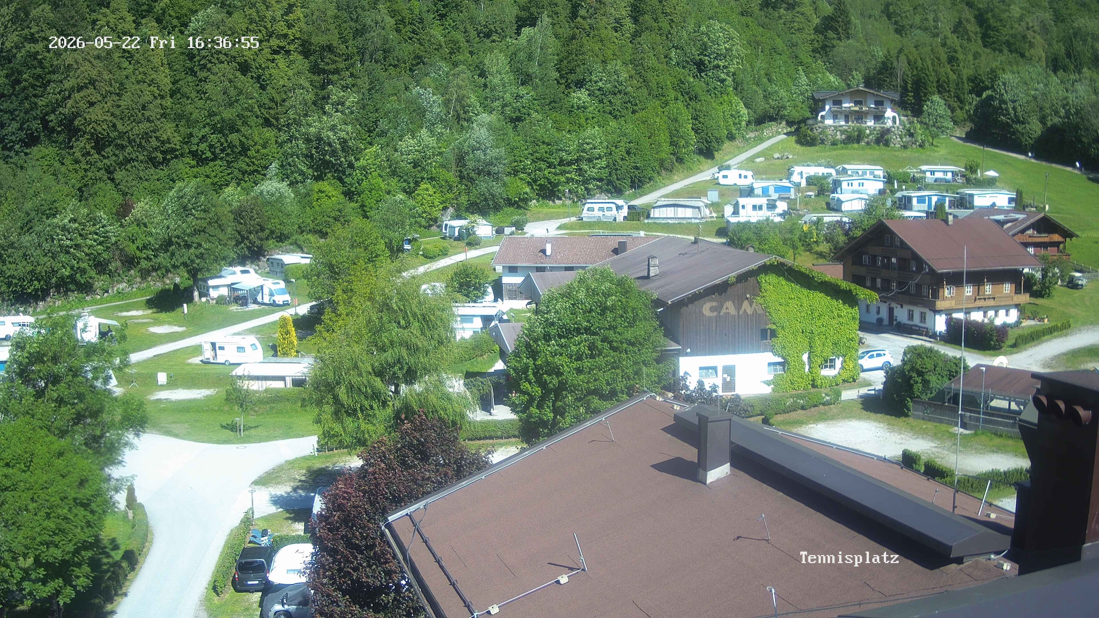 Archiv Foto Webcam Camping Aufenfeld - Appartements