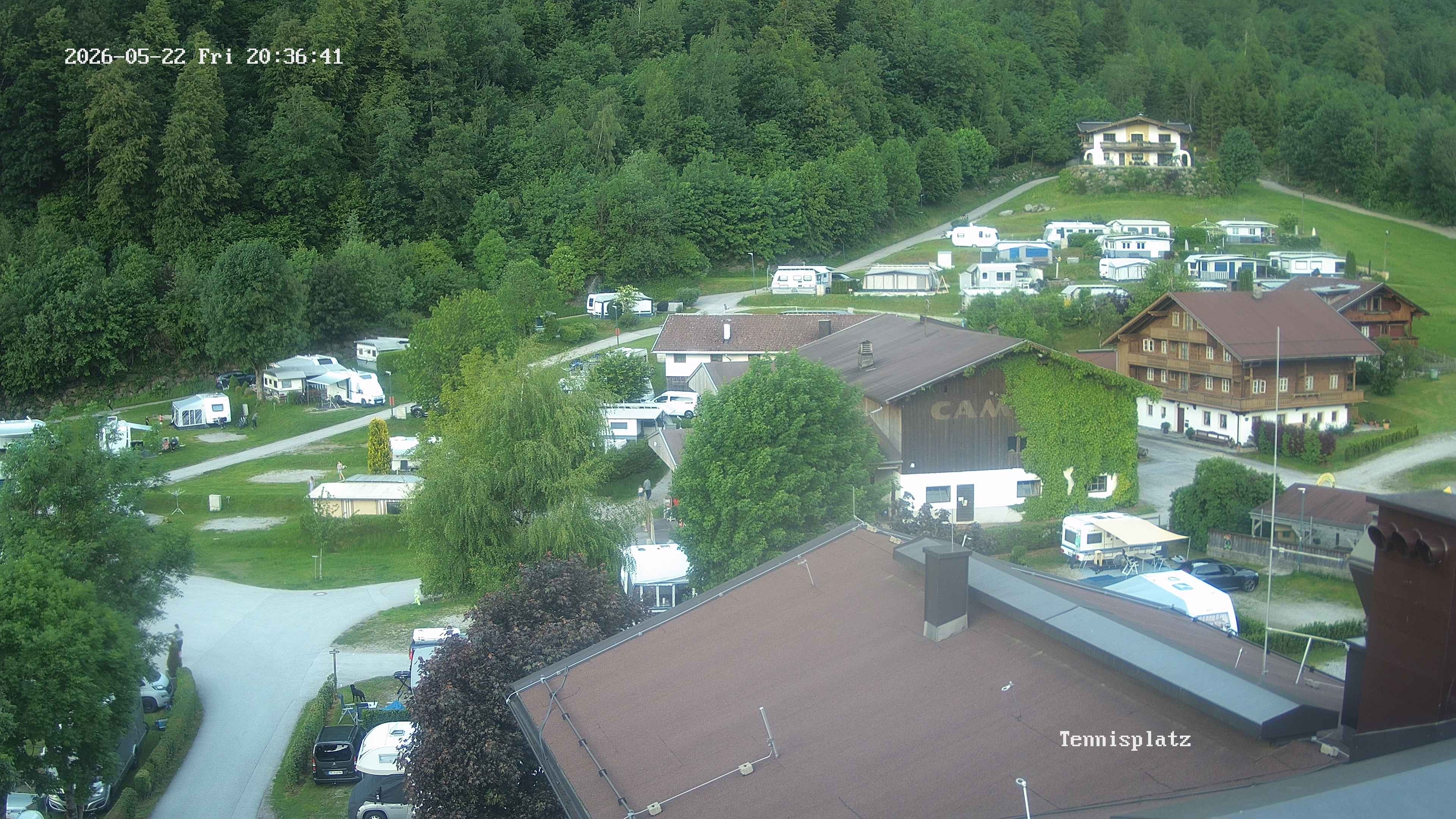 Archiv Foto Webcam Camping Aufenfeld - Appartements