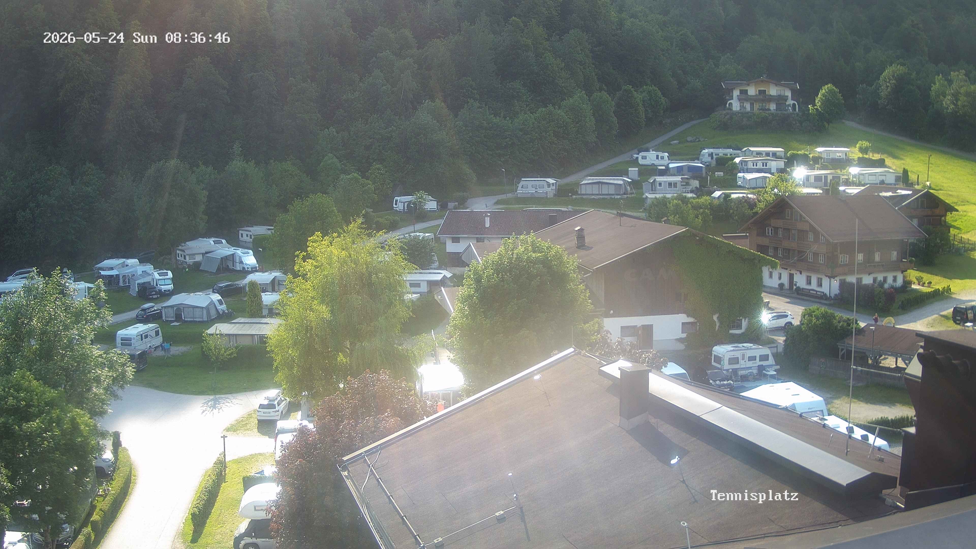Archiv Foto Webcam Camping Aufenfeld - Appartements