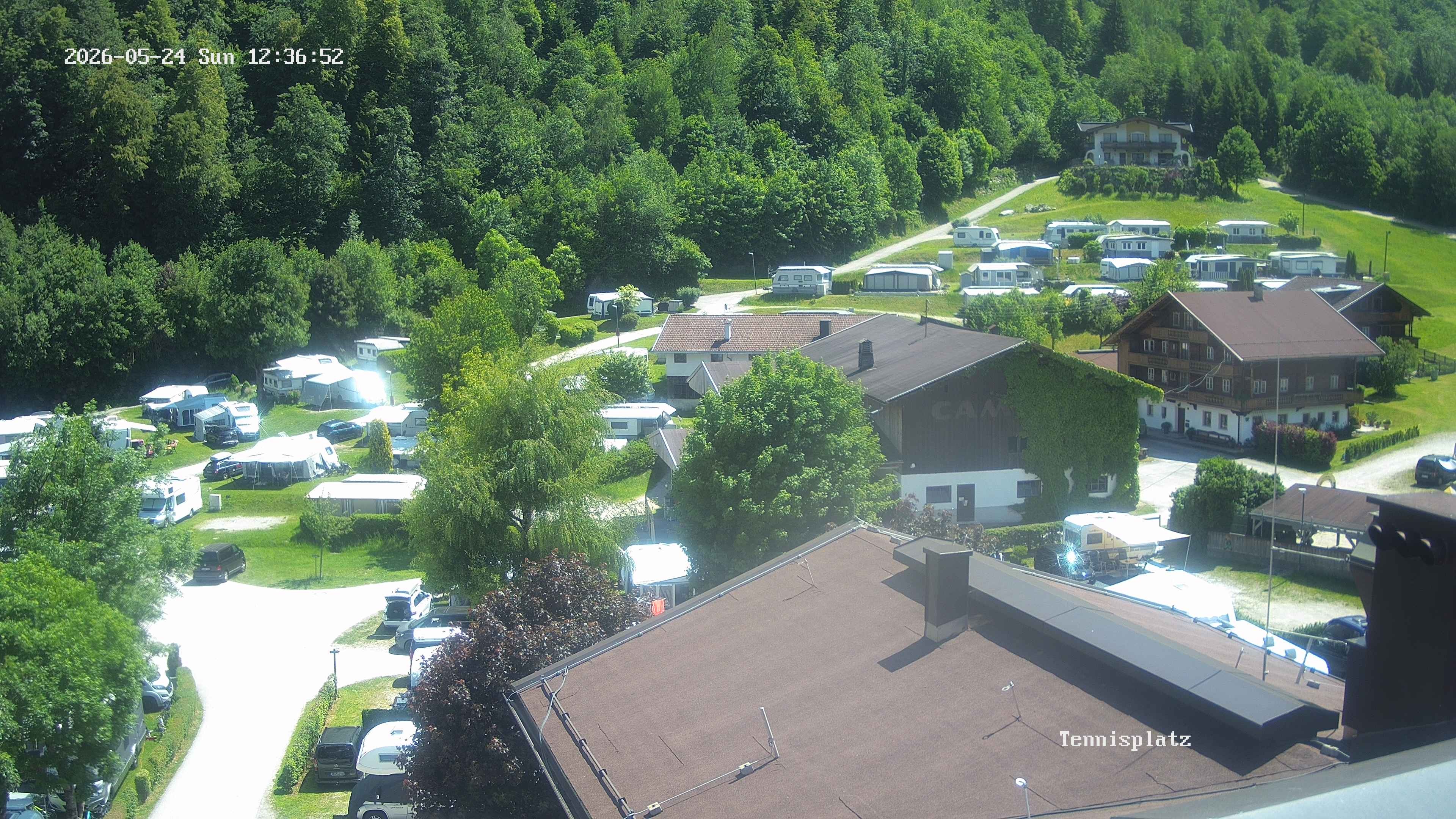 Archiv Foto Webcam Camping Aufenfeld - Appartements