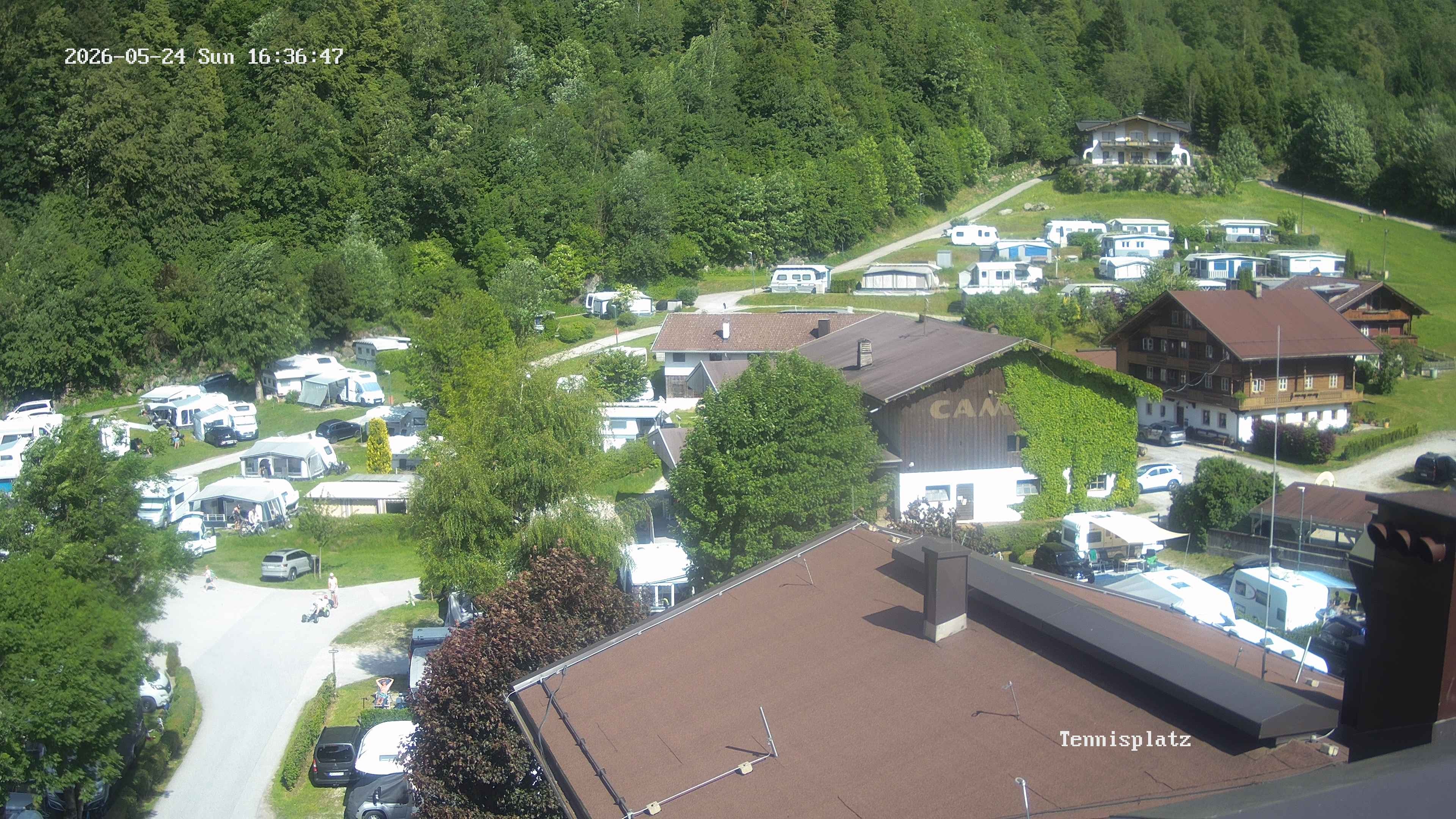 Archiv Foto Webcam Camping Aufenfeld - Appartements