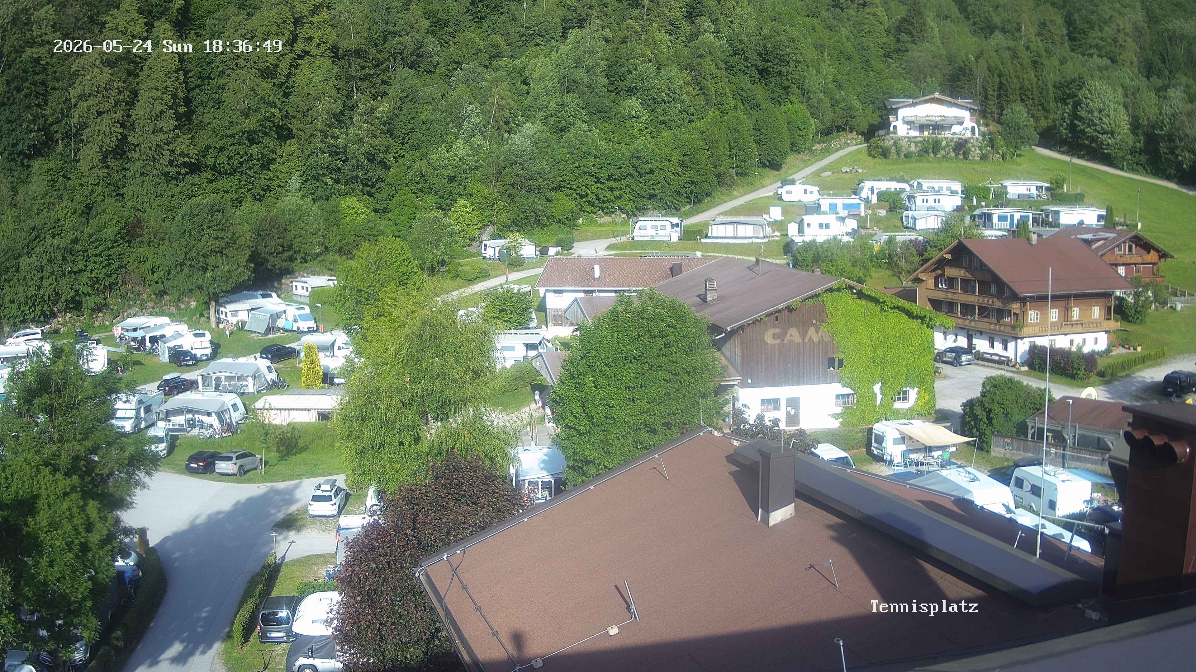 Archiv Foto Webcam Camping Aufenfeld - Appartements