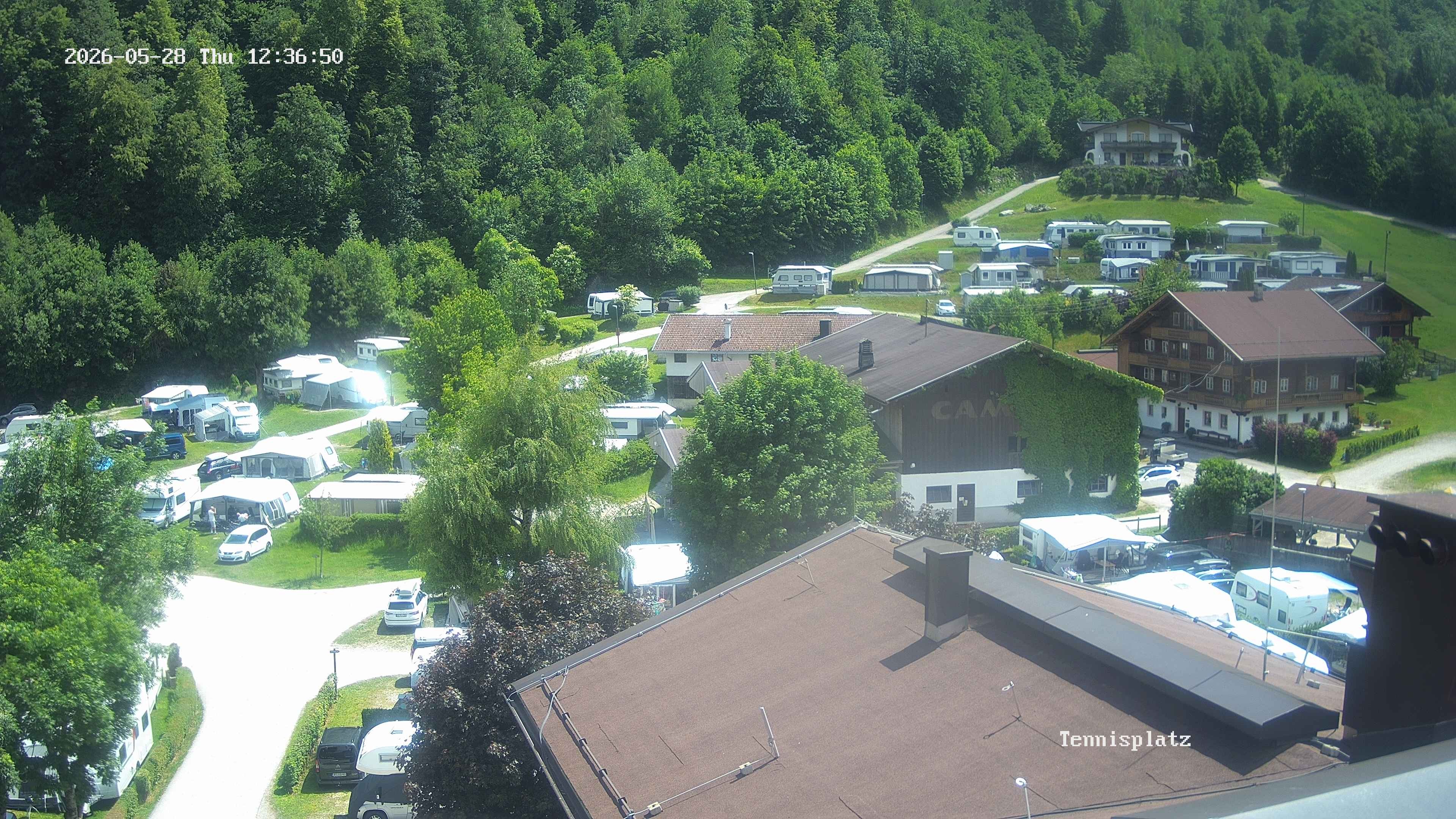 Archived image Webcam Camping Aufenfeld - View Wiesenhof