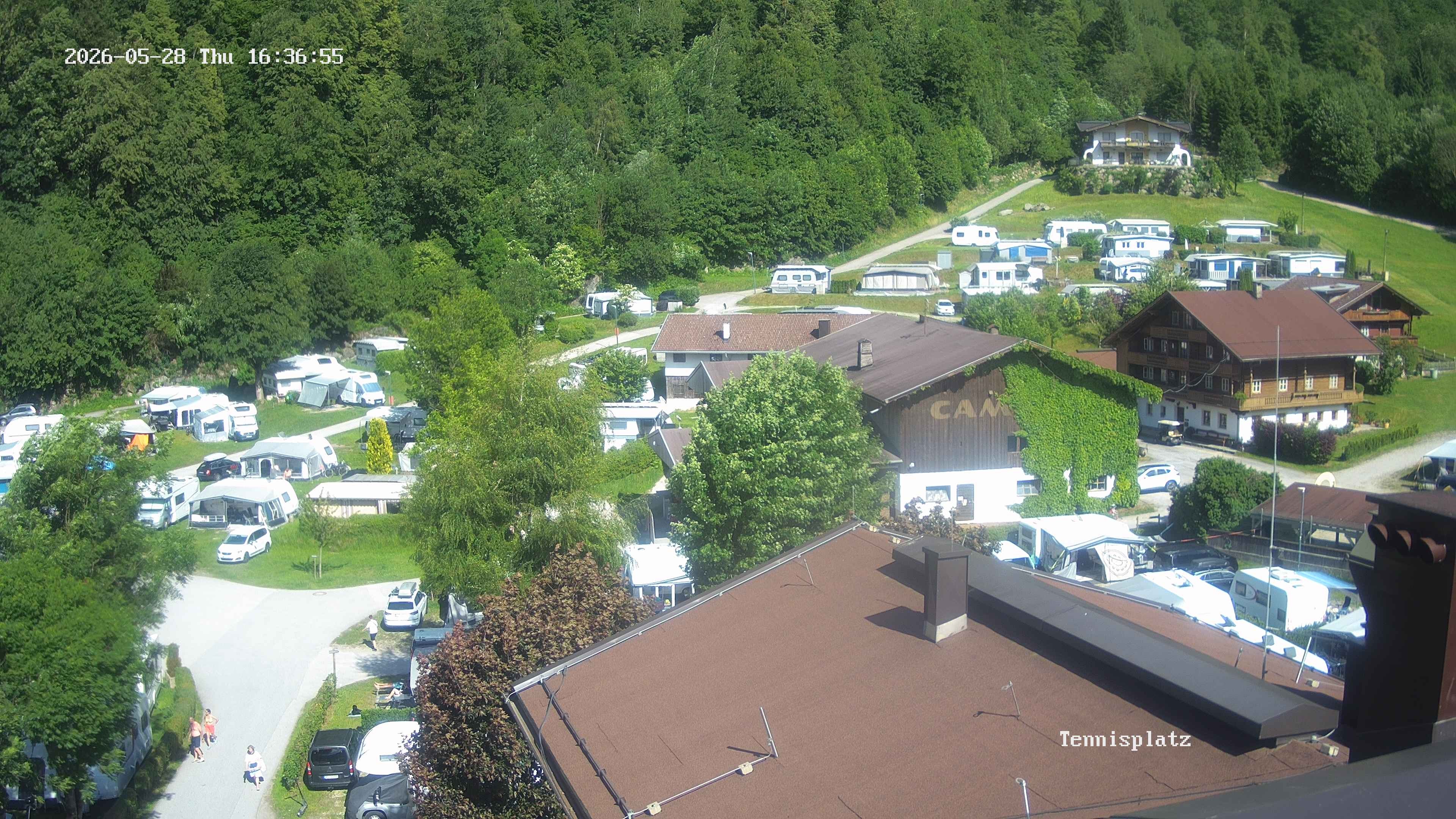 Archived image Webcam Camping Aufenfeld - View Wiesenhof