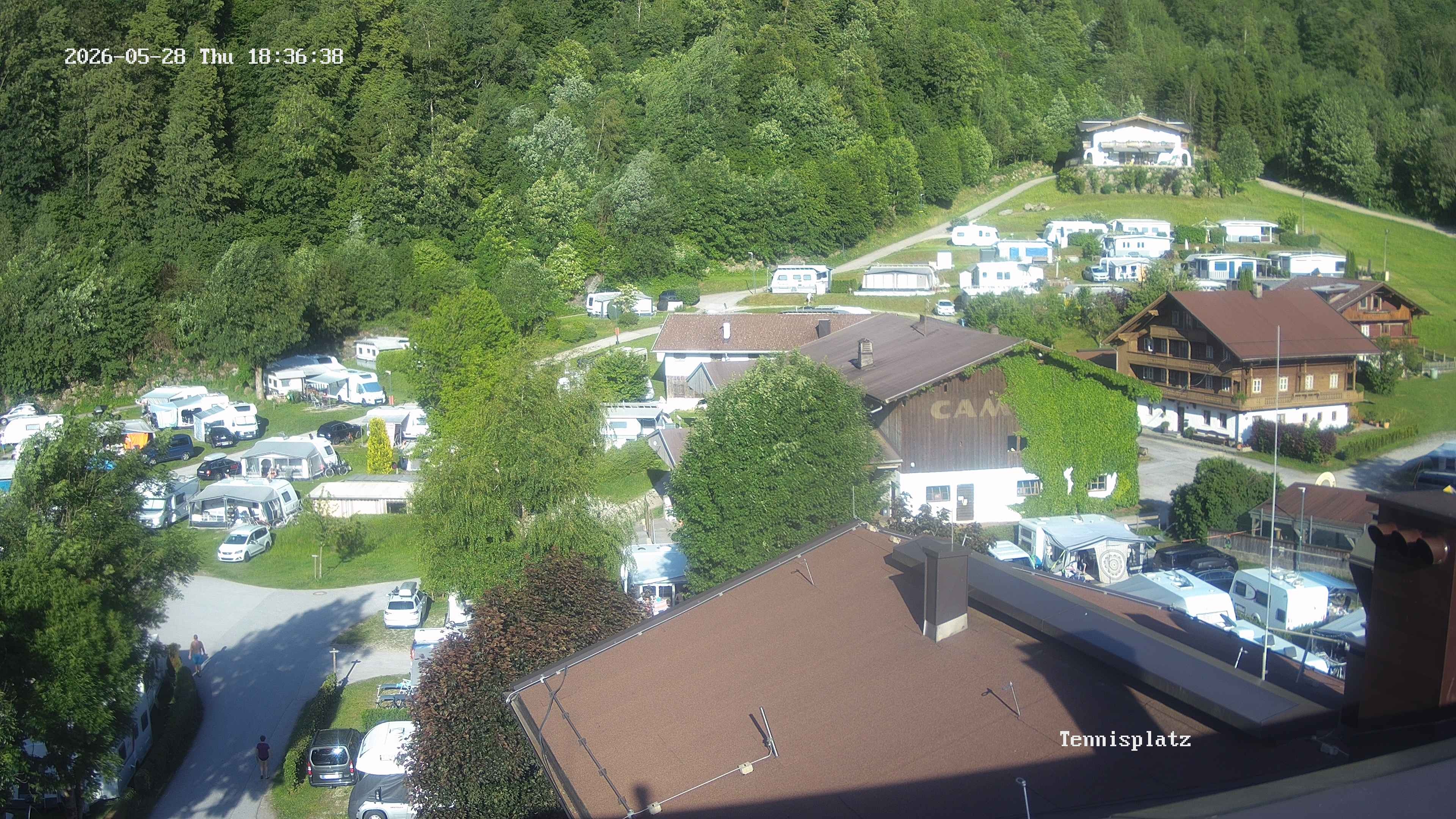 Archived image Webcam Camping Aufenfeld - View Wiesenhof