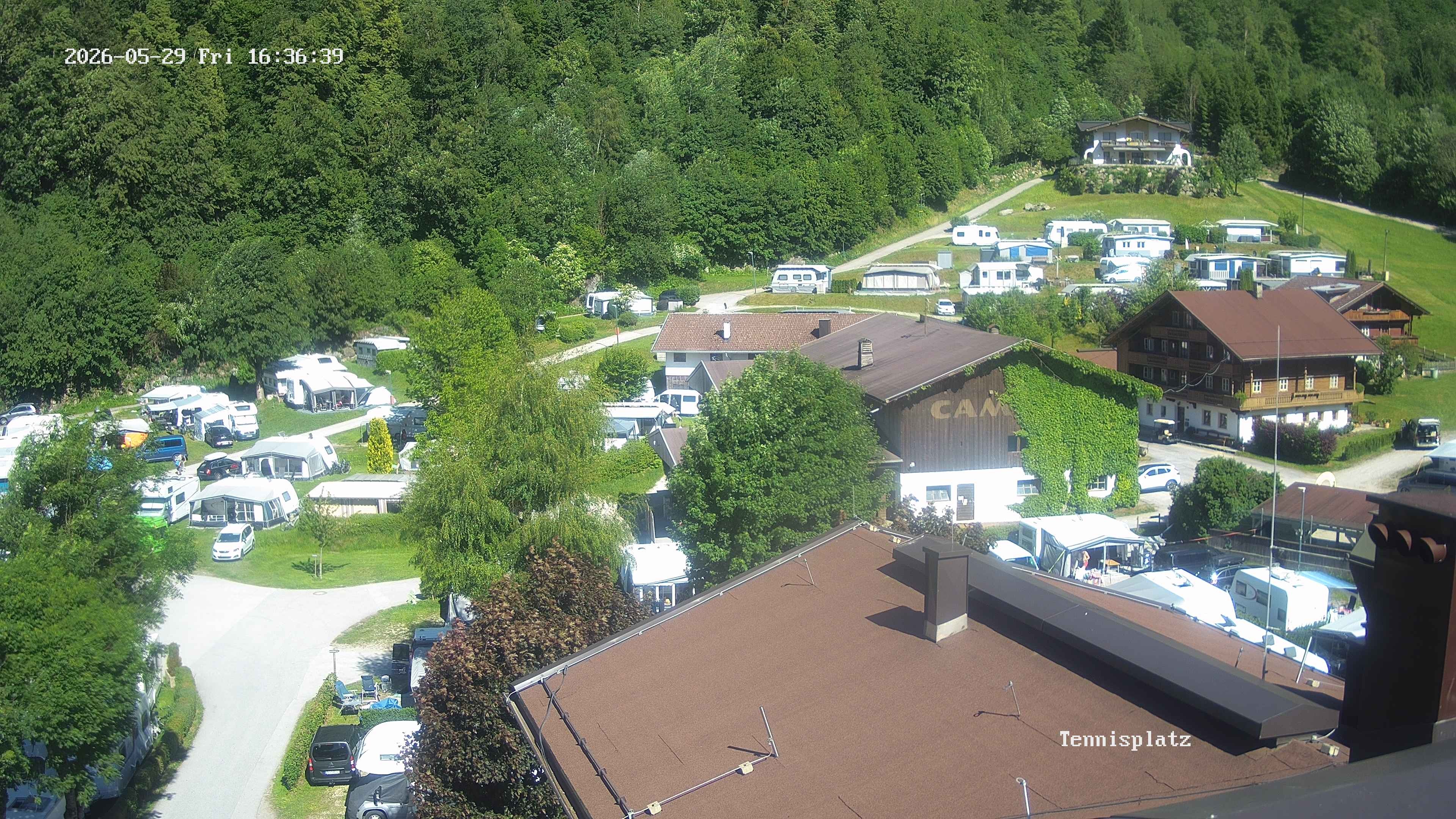 Archiv Foto Webcam Camping Aufenfeld - Appartements
