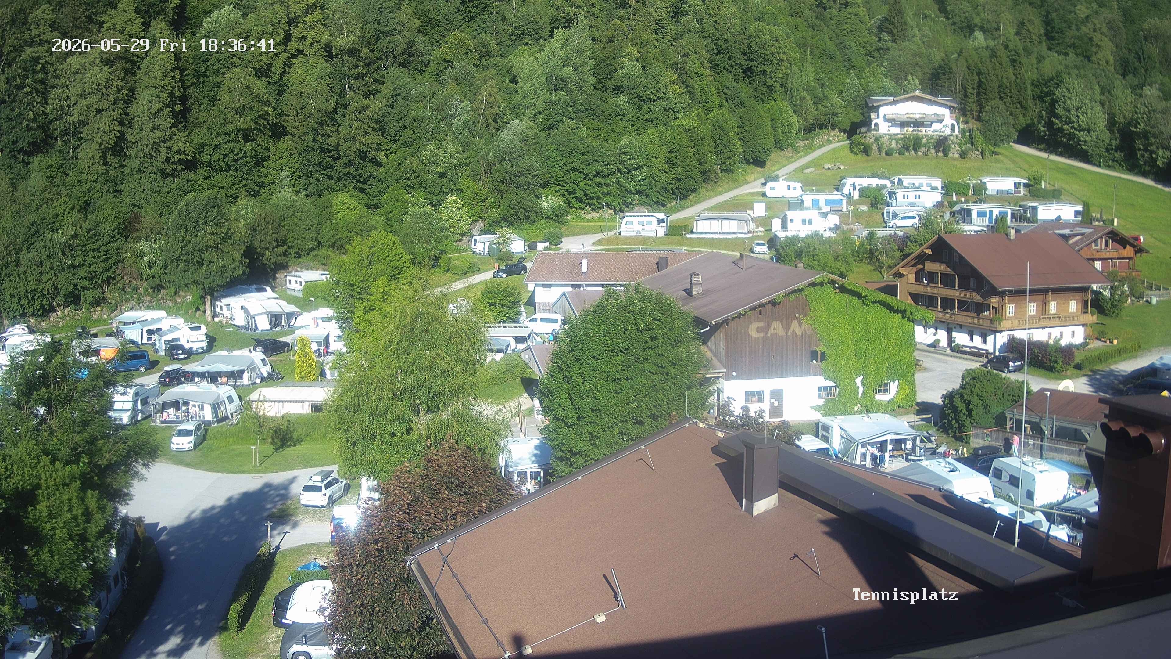 Archiv Foto Webcam Camping Aufenfeld - Appartements