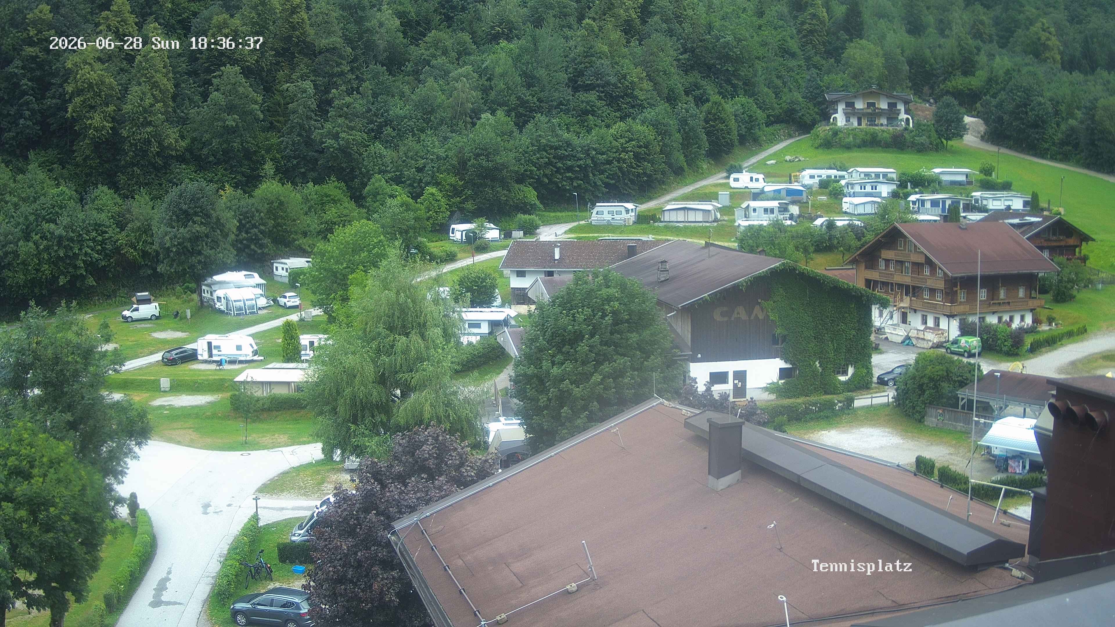 Archived image Webcam Camping Aufenfeld - View Wiesenhof