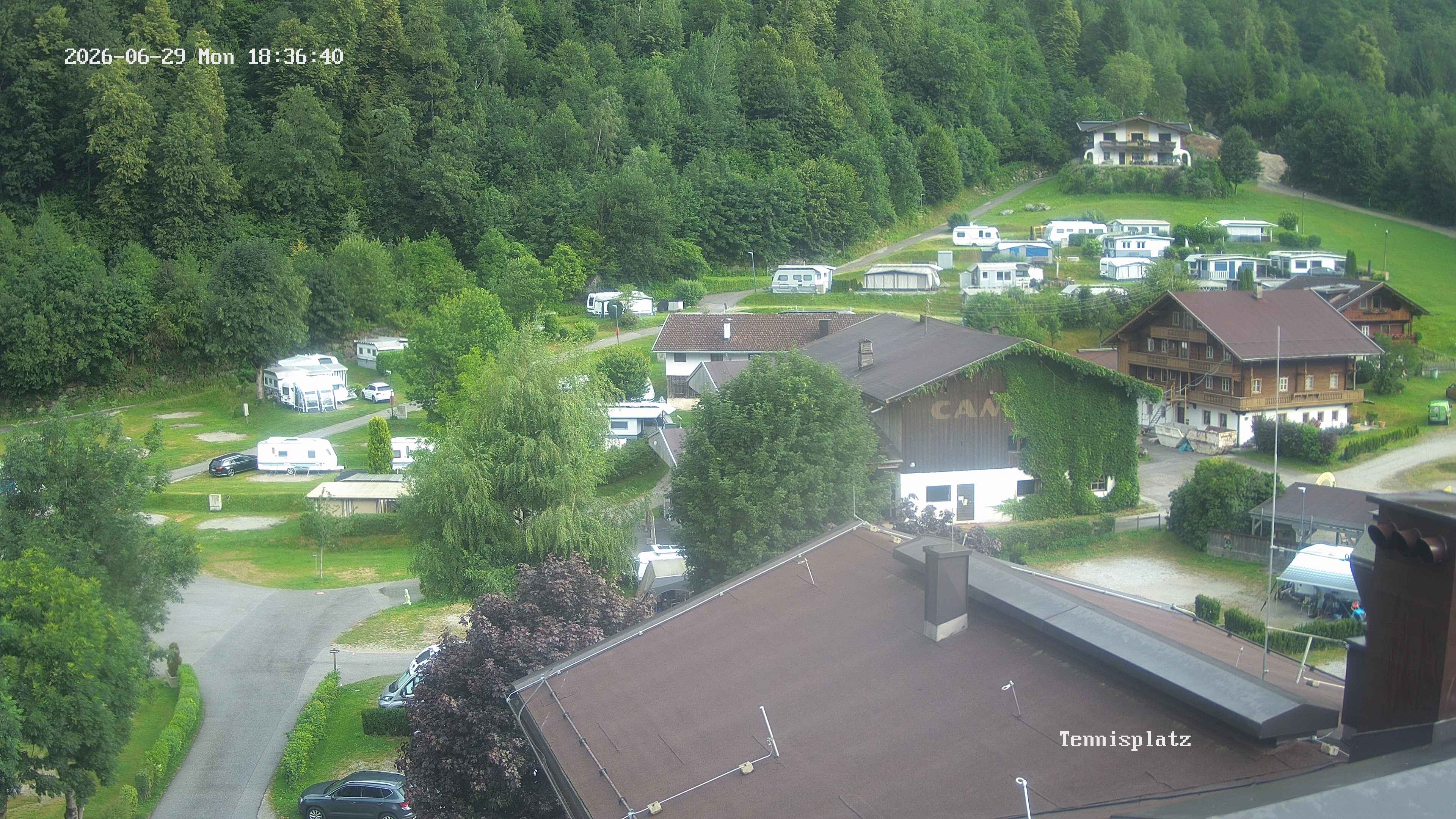 Archiv Foto Webcam Camping Aufenfeld - Appartements