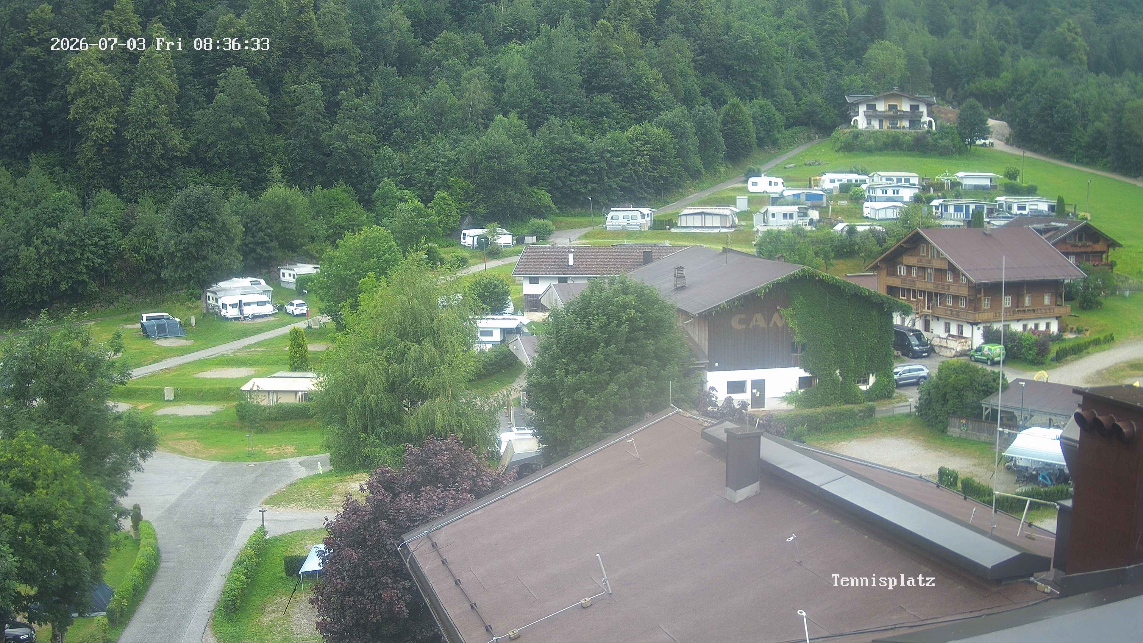 Archiv Foto Webcam Camping Aufenfeld - Appartements
