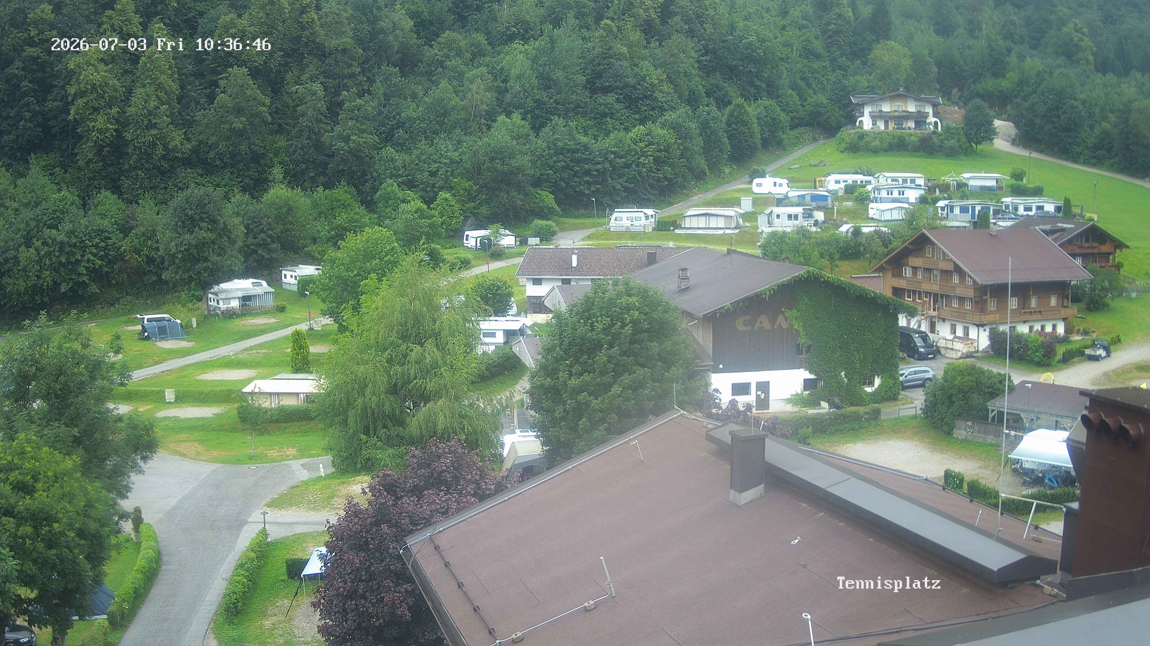 Archiv Foto Webcam Camping Aufenfeld - Appartements