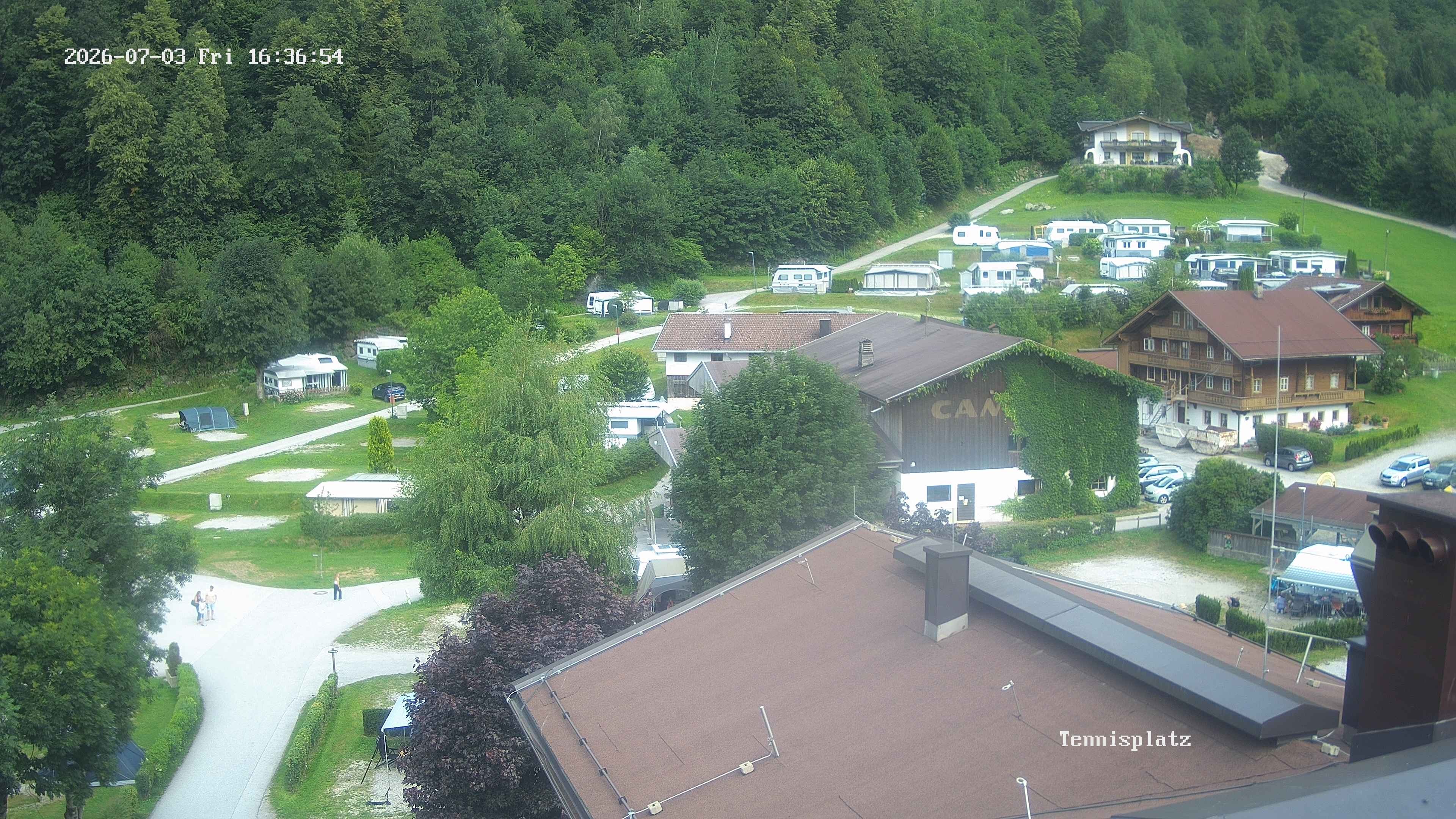 Archived image Webcam Camping Aufenfeld - View Wiesenhof