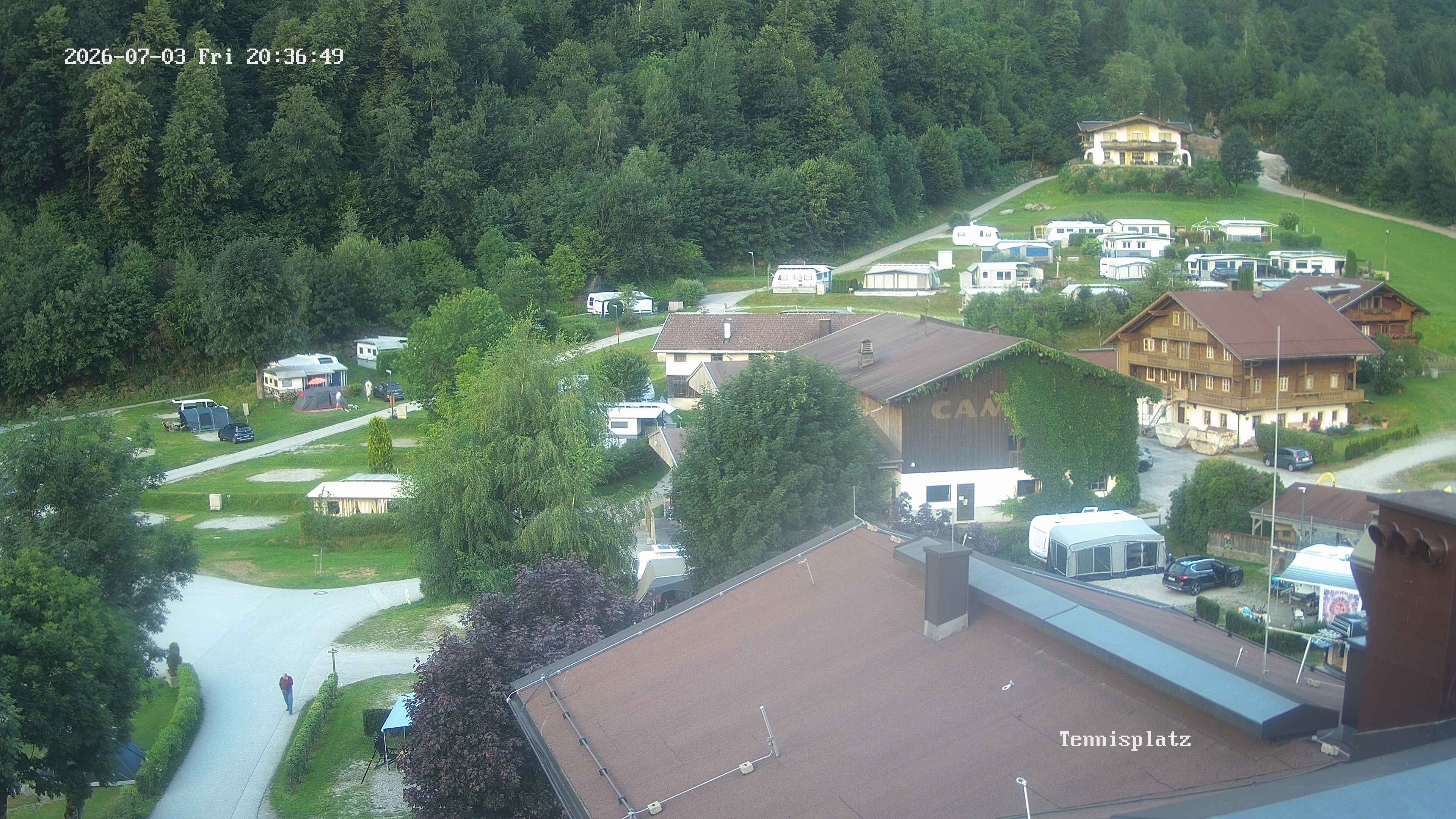 Archived image Webcam Camping Aufenfeld - View Wiesenhof