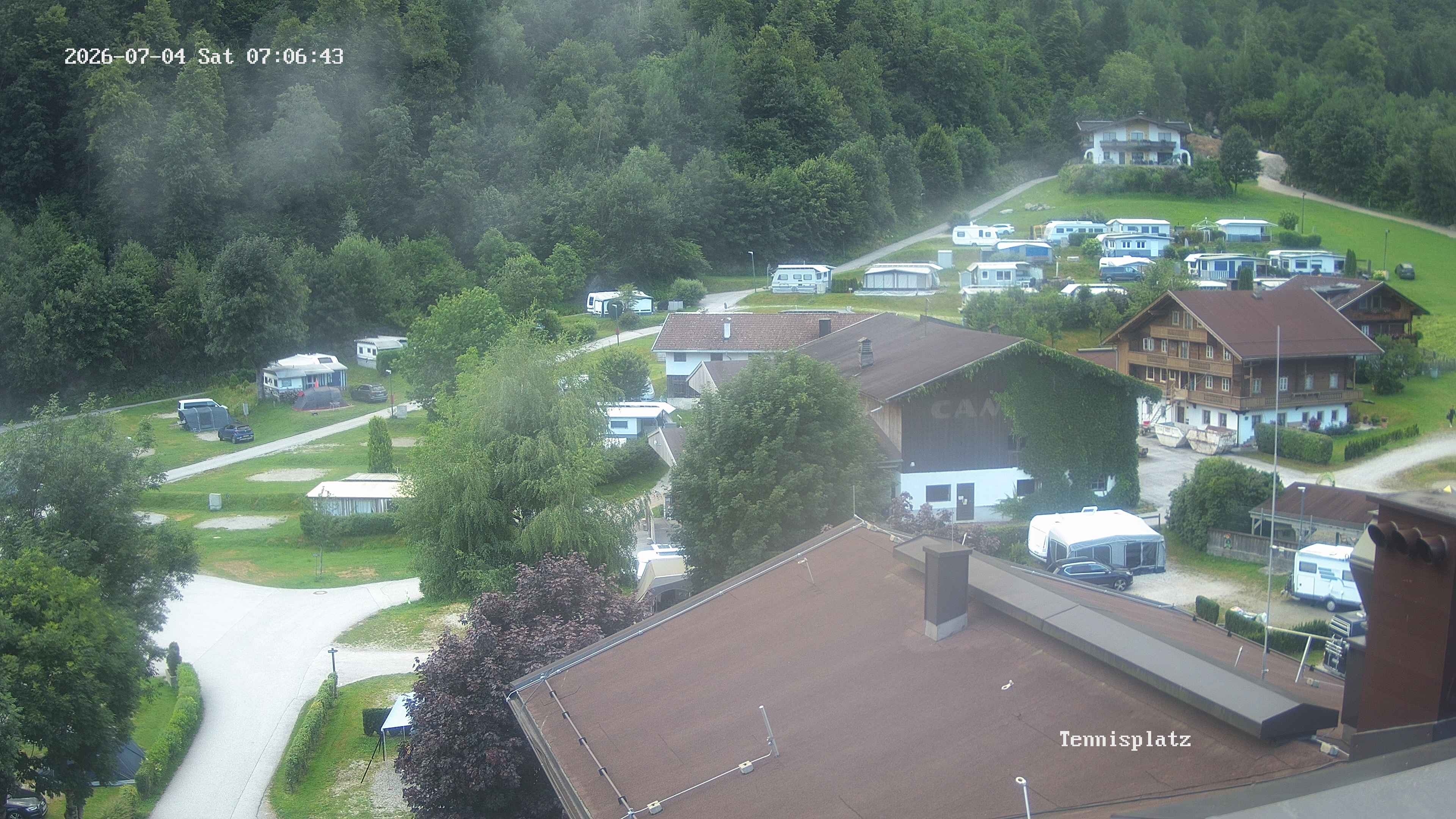 Archived image Webcam Camping Aufenfeld - View Wiesenhof