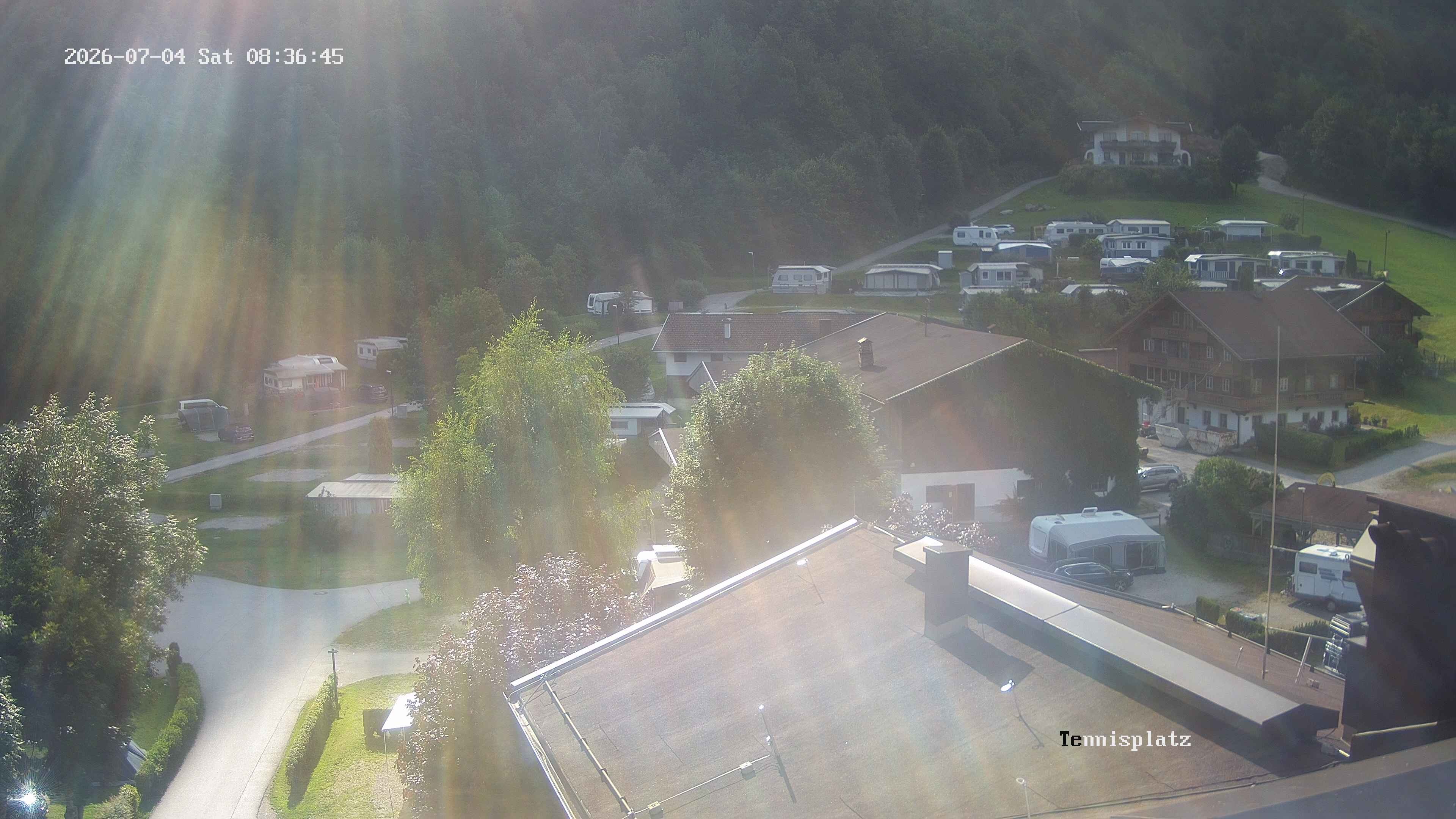 Archived image Webcam Camping Aufenfeld - View Wiesenhof