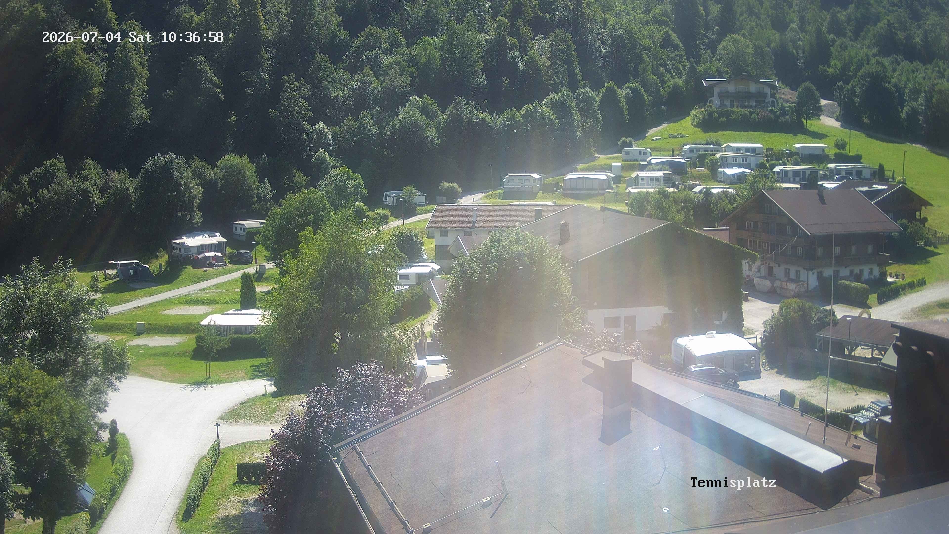 Archived image Webcam Camping Aufenfeld - View Wiesenhof