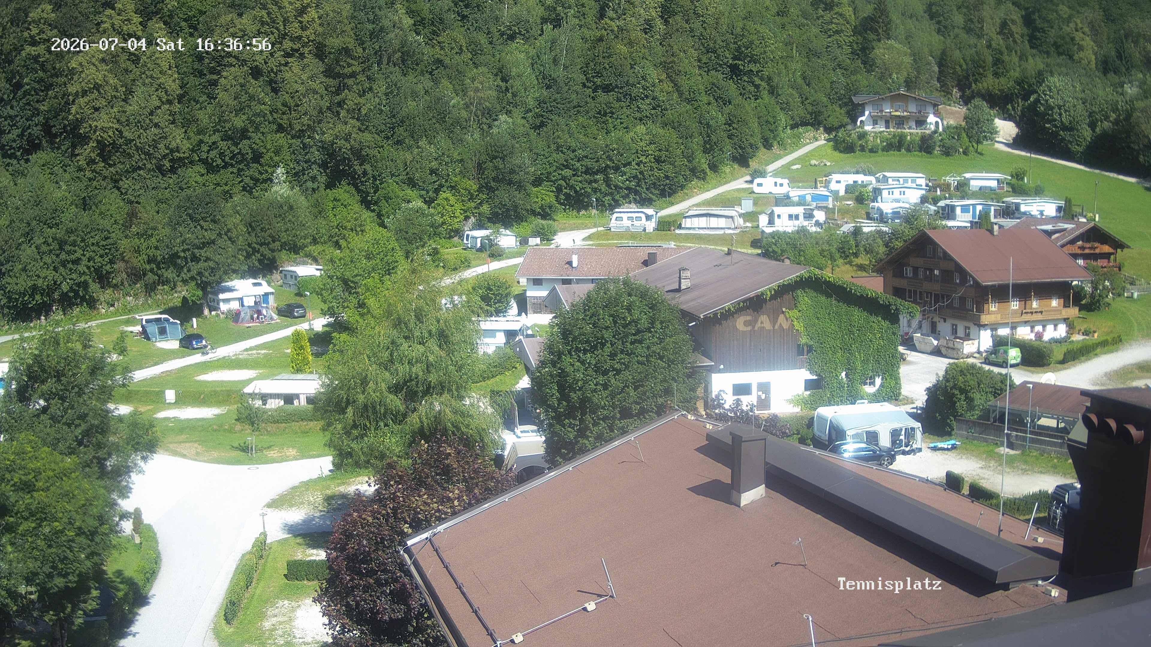 Archived image Webcam Camping Aufenfeld - View Wiesenhof