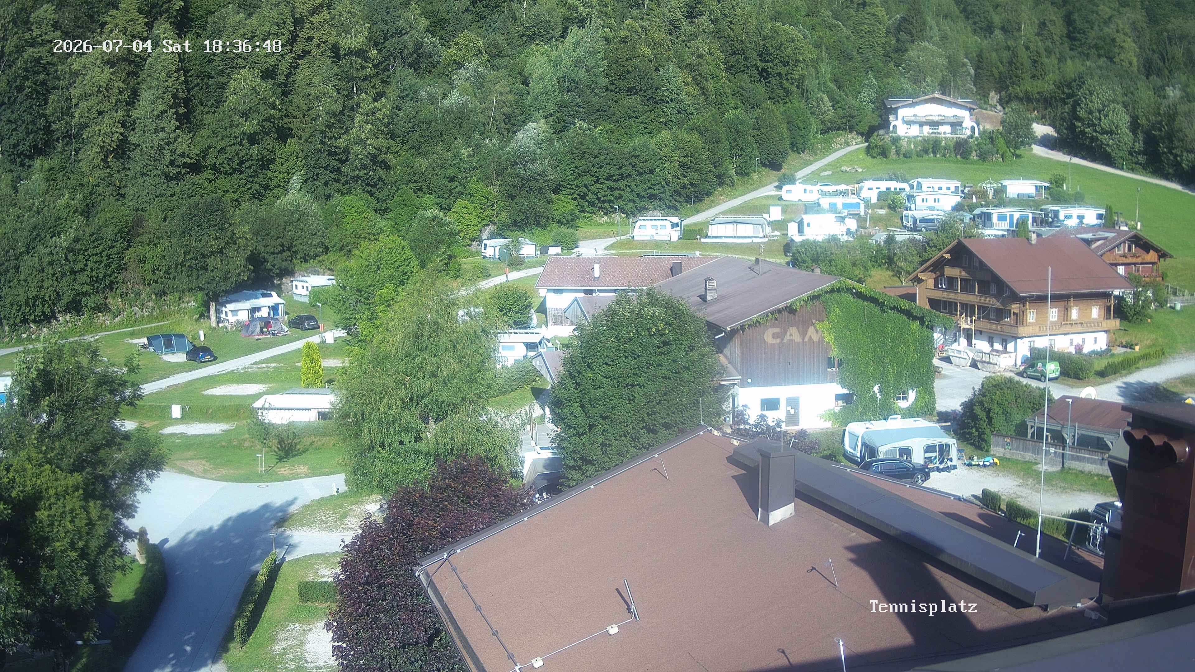 Archiv Foto Webcam Camping Aufenfeld - Appartements