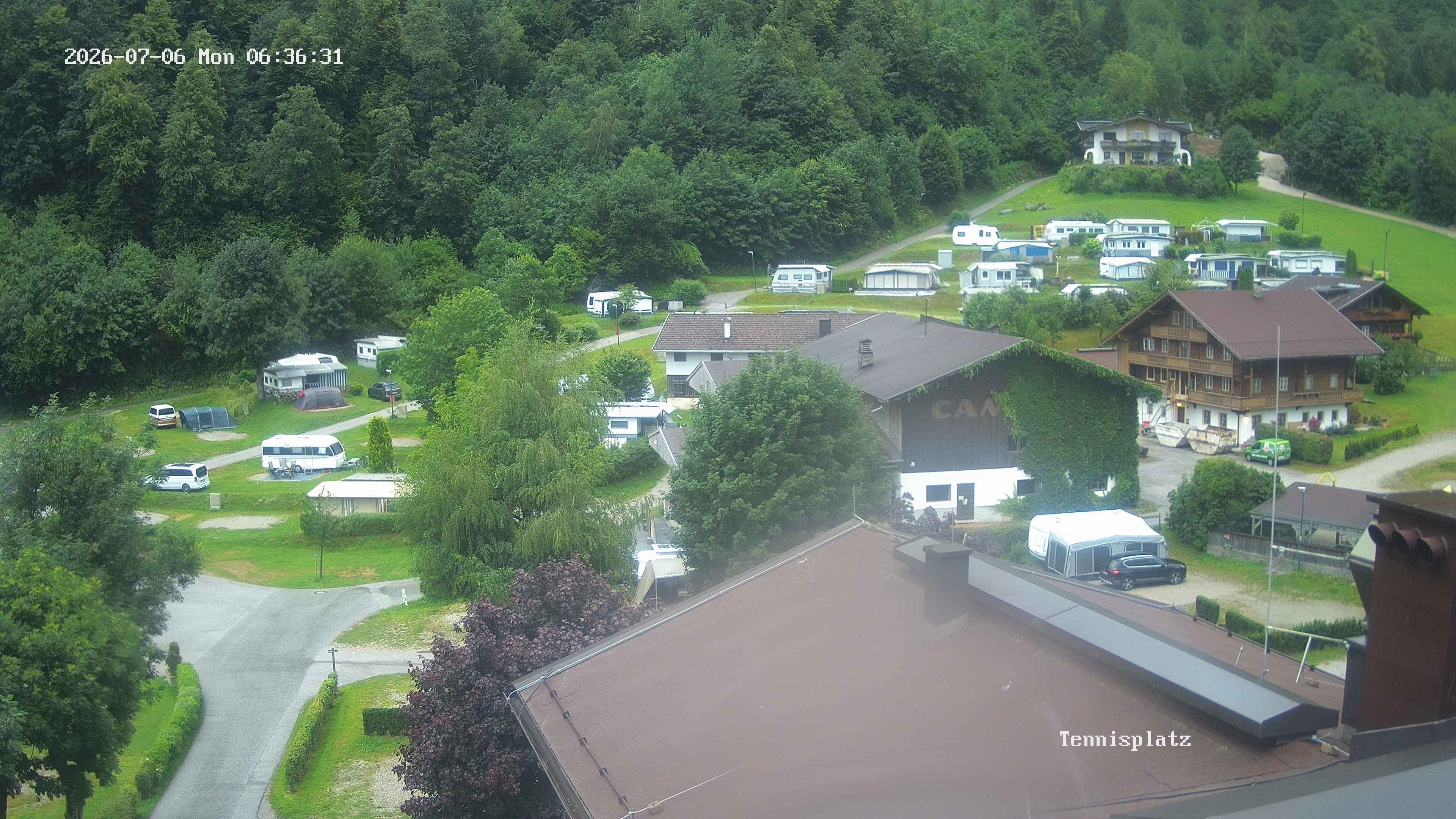 Archived image Webcam Camping Aufenfeld - View Wiesenhof