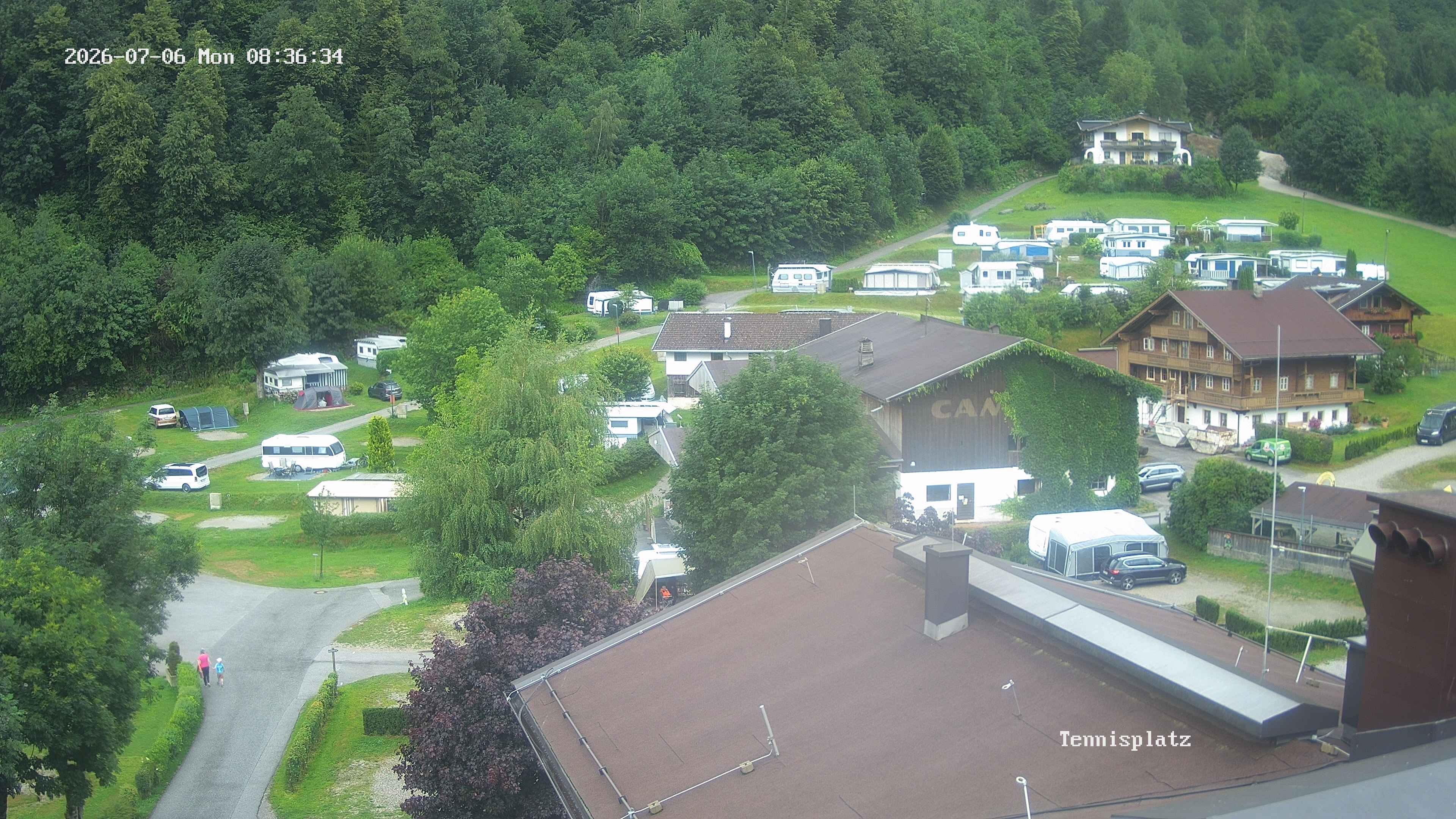 Archived image Webcam Camping Aufenfeld - View Wiesenhof
