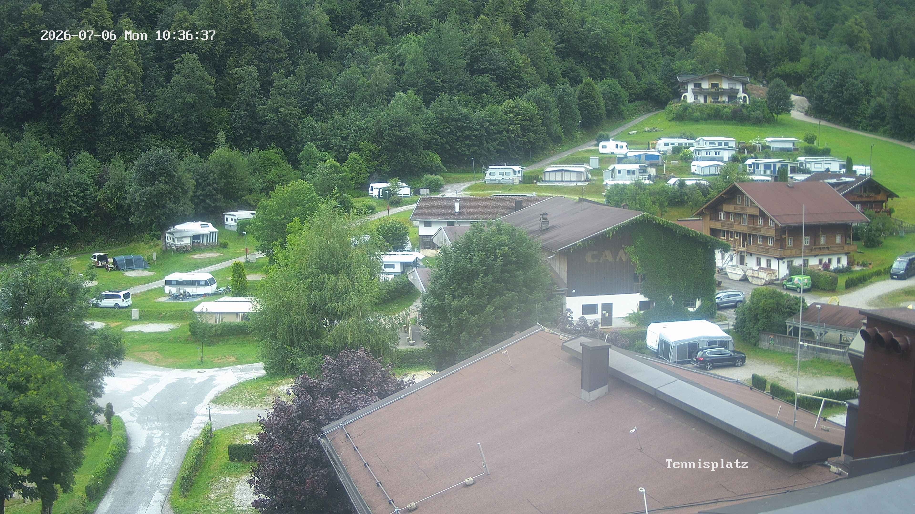 Archived image Webcam Camping Aufenfeld - View Wiesenhof