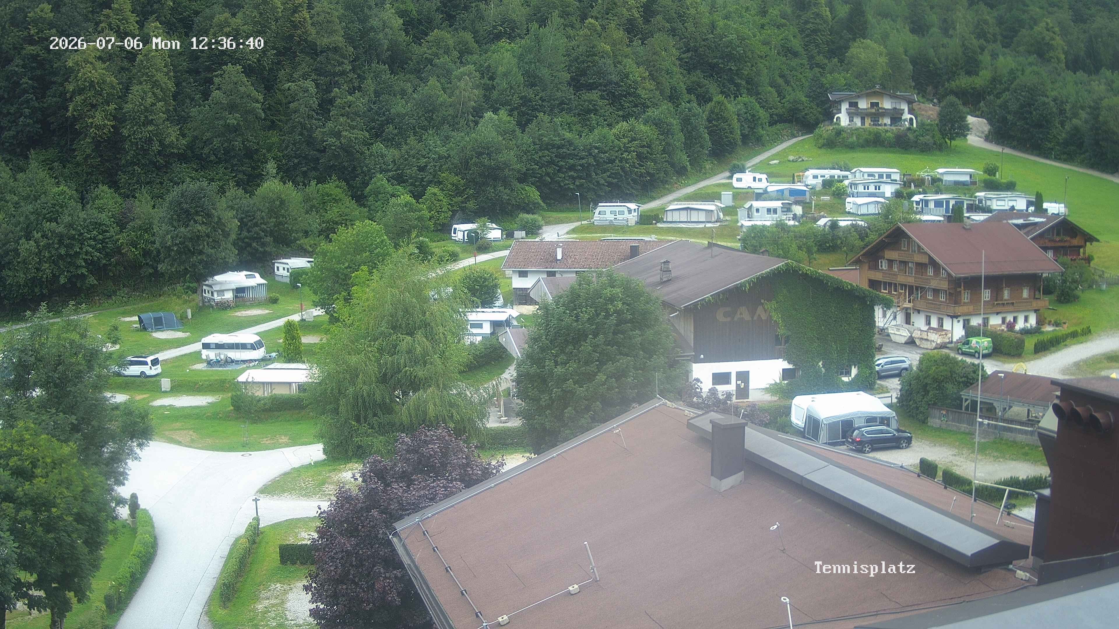 Archived image Webcam Camping Aufenfeld - View Wiesenhof