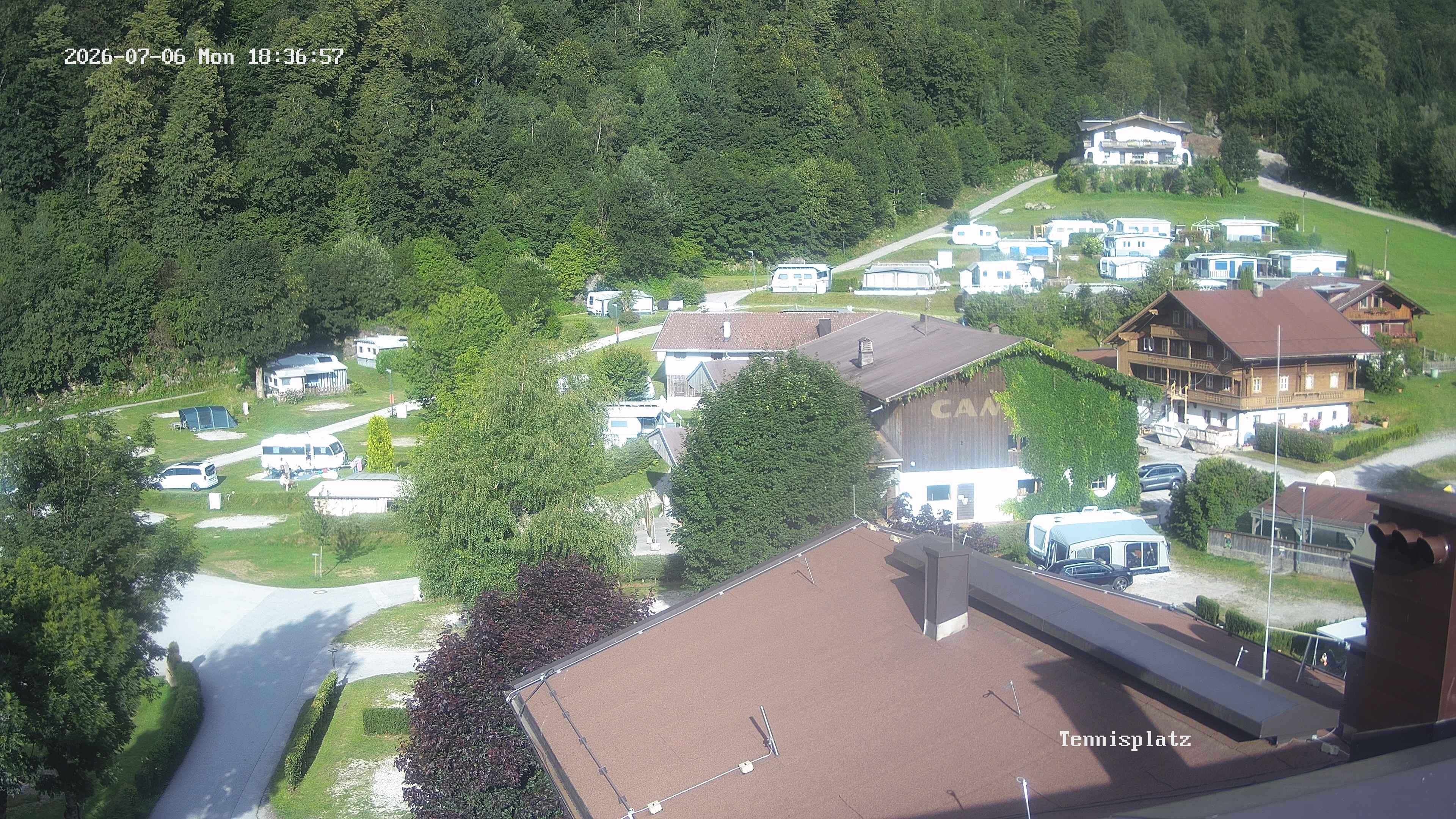 Archiv Foto Webcam Camping Aufenfeld - Appartements