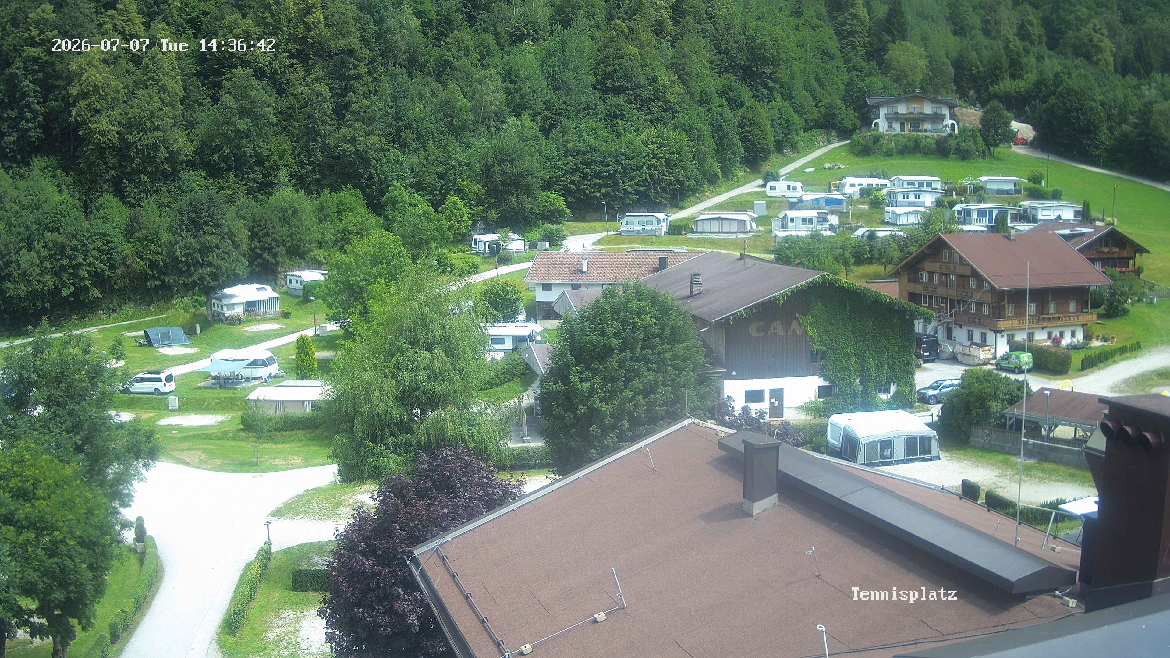 Archiv Foto Webcam Camping Aufenfeld - Appartements
