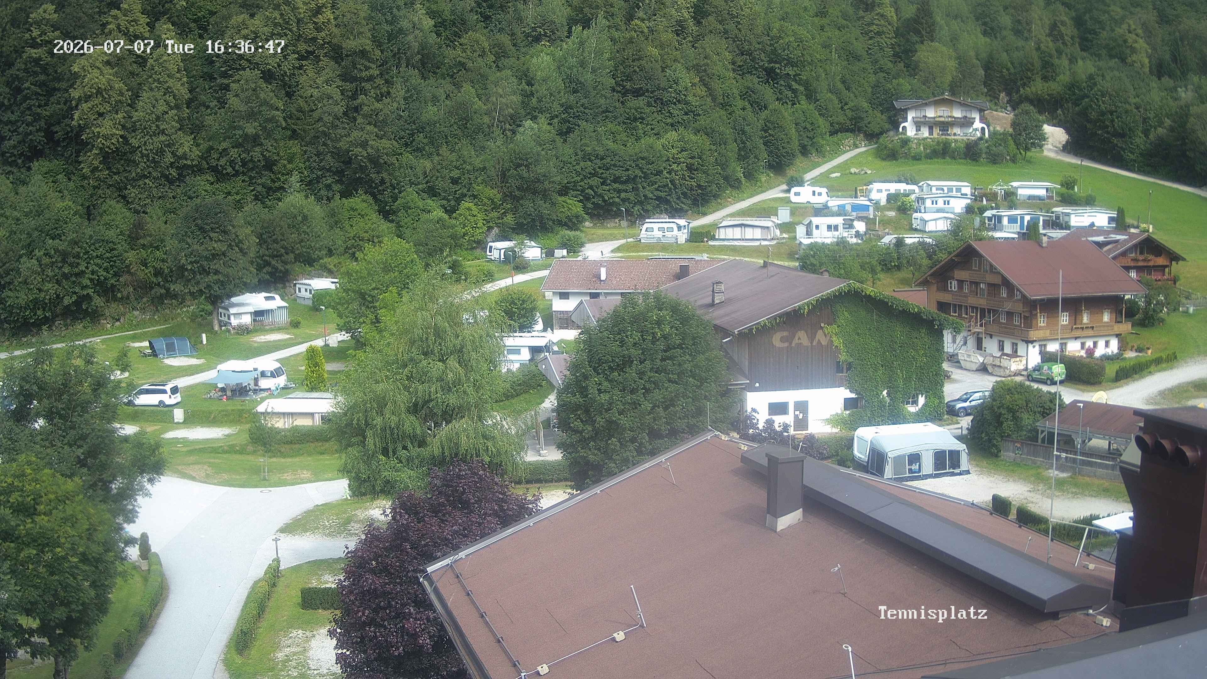 Archiv Foto Webcam Camping Aufenfeld - Appartements