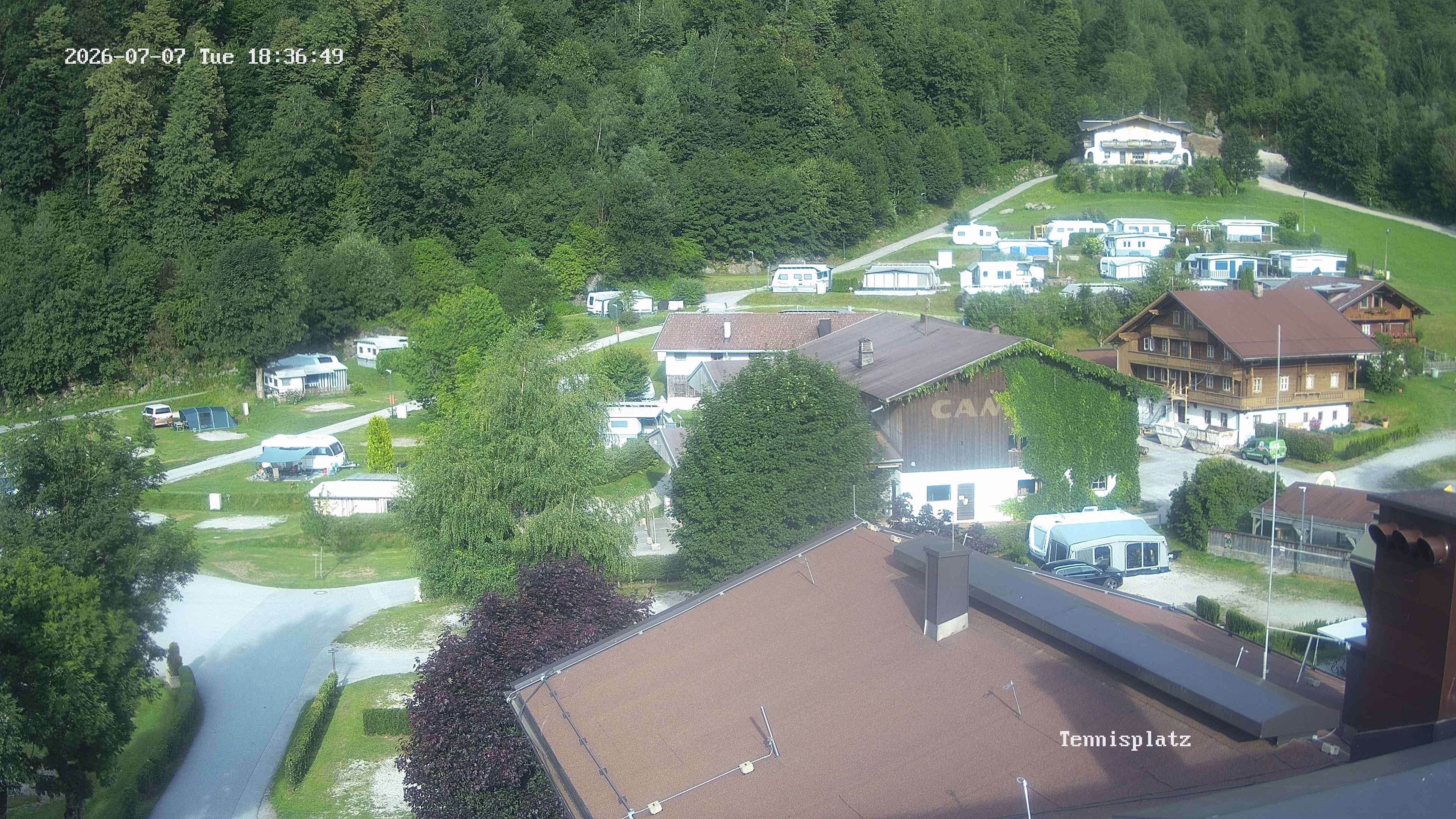 Archiv Foto Webcam Camping Aufenfeld - Appartements