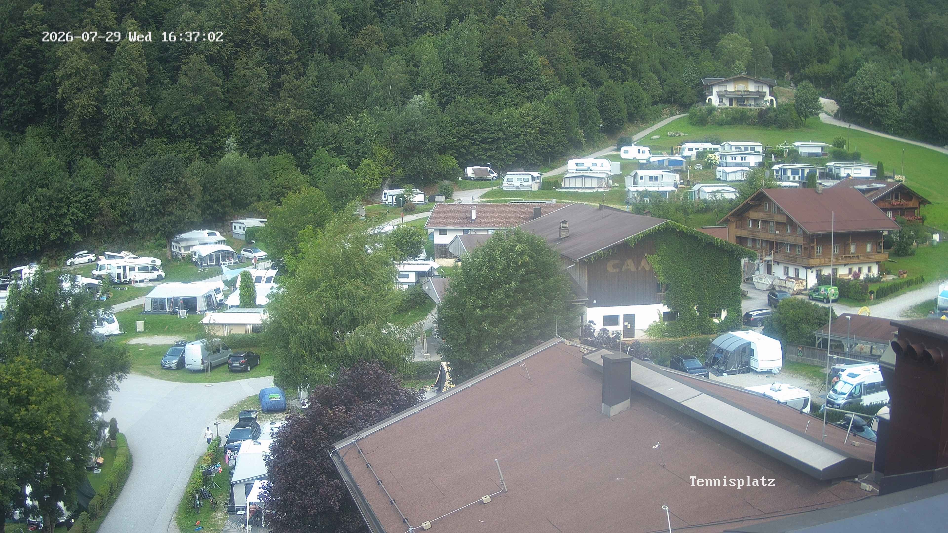 Archived image Webcam Camping Aufenfeld - View Wiesenhof