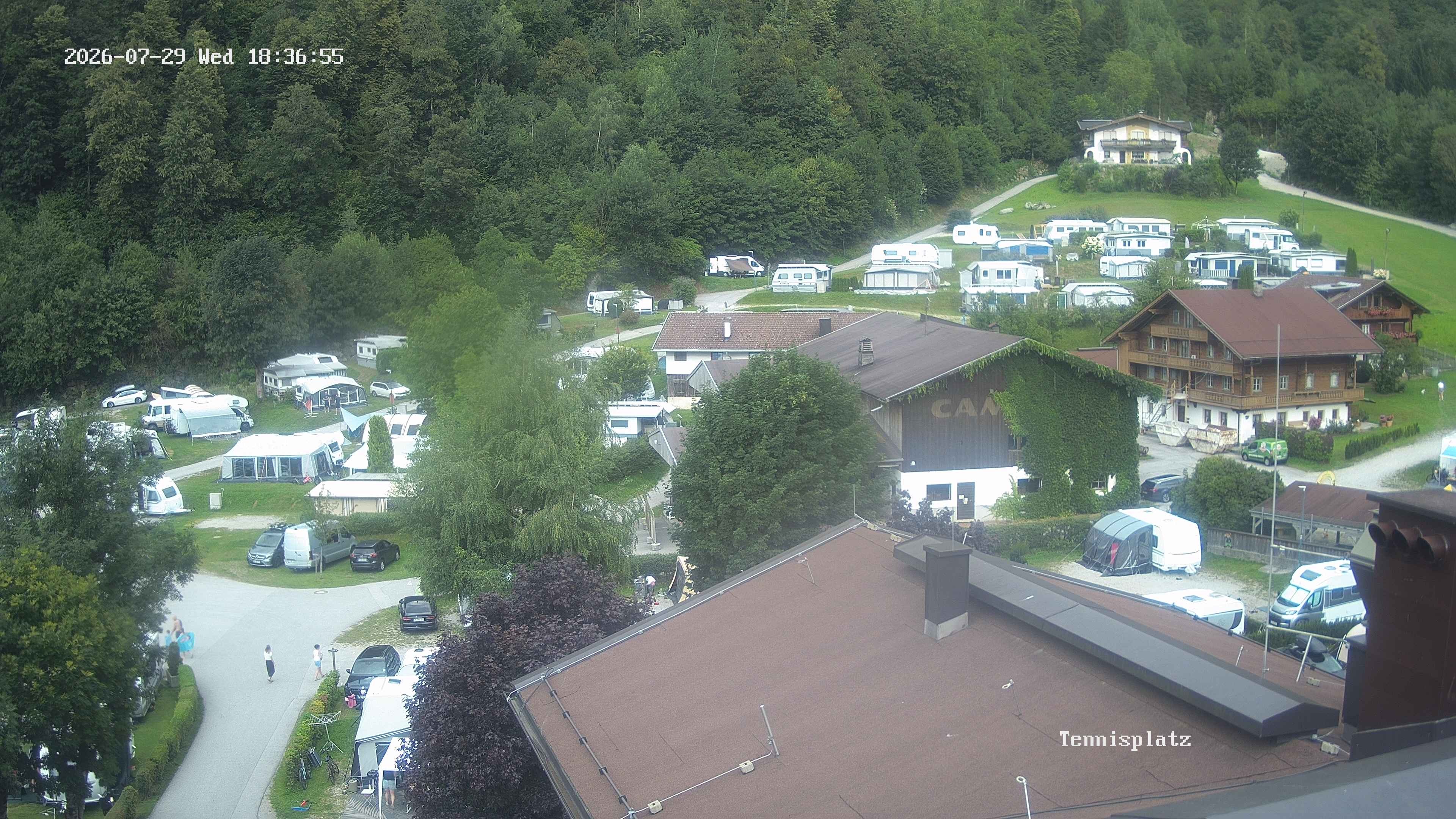 Archived image Webcam Camping Aufenfeld - View Wiesenhof