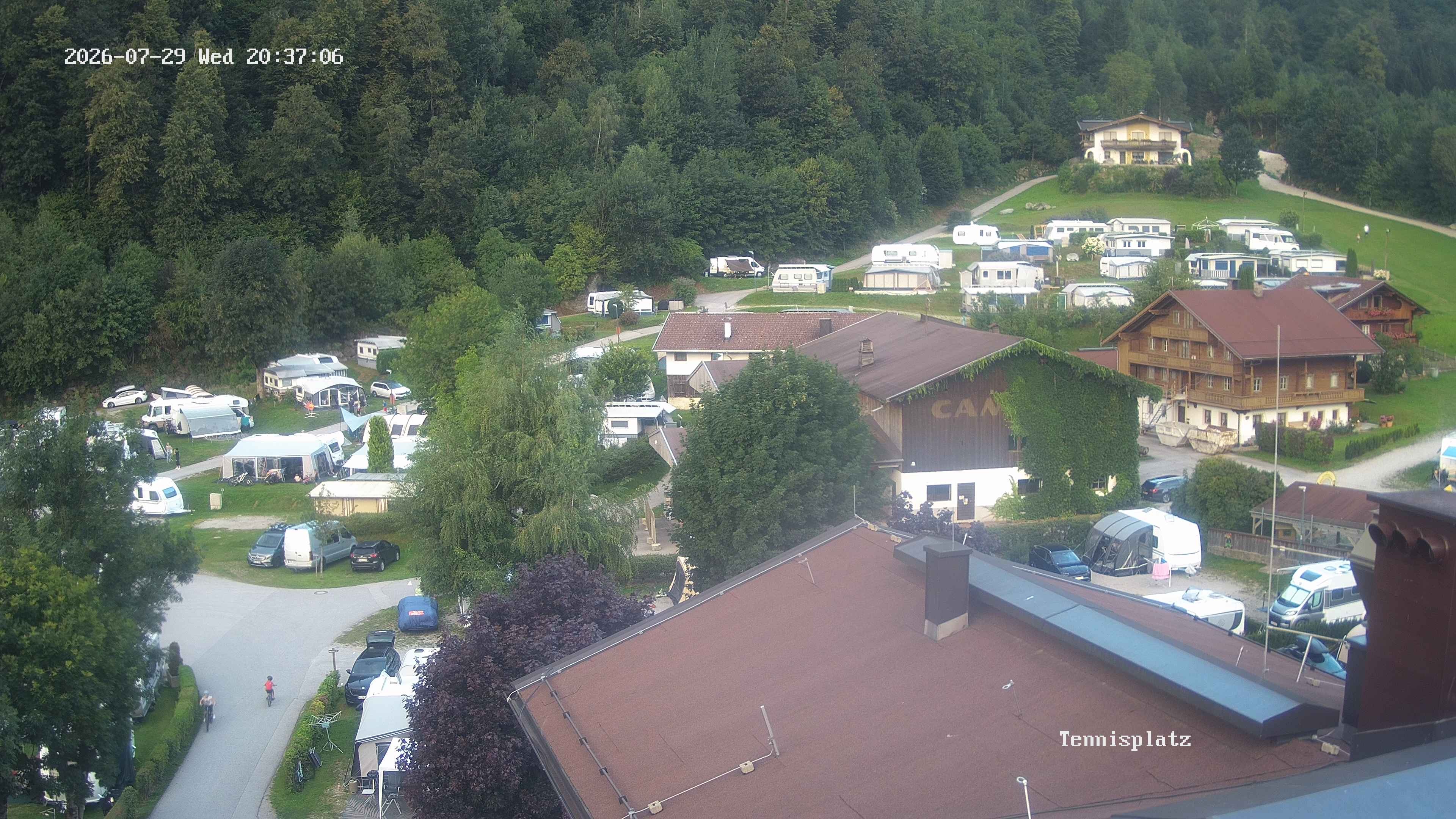 Archived image Webcam Camping Aufenfeld - View Wiesenhof