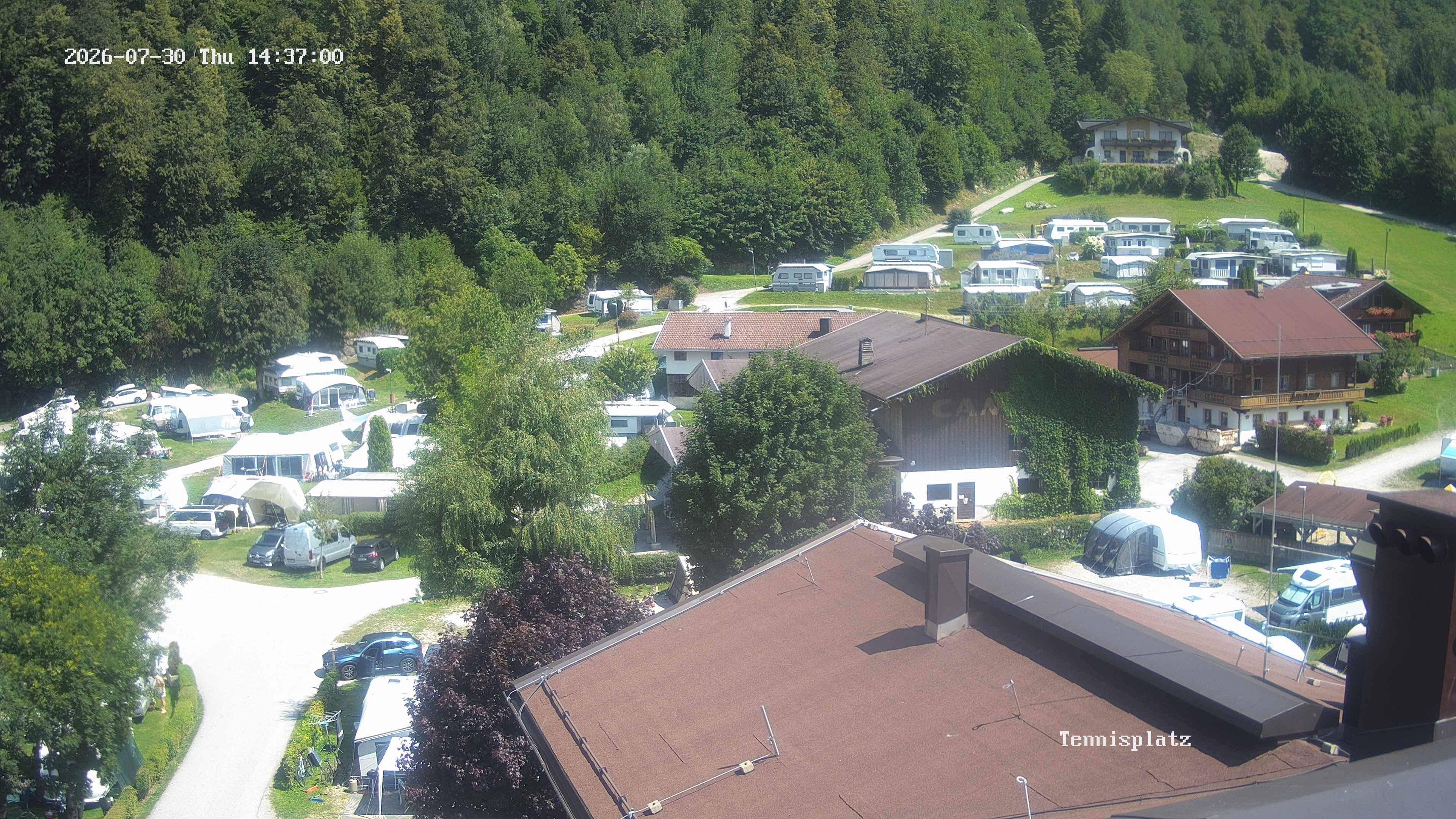 Archiv Foto Webcam Camping Aufenfeld - Appartements