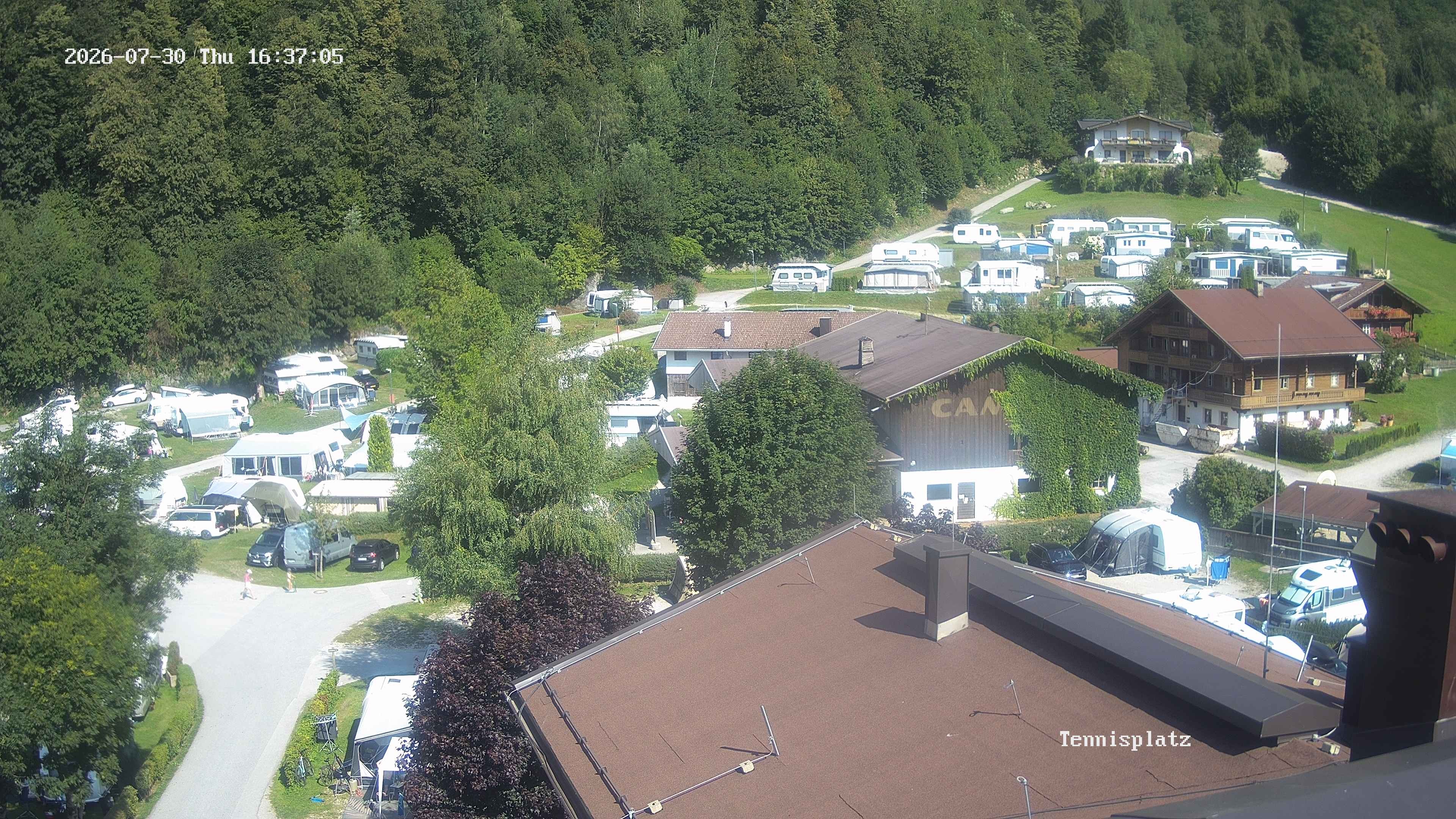 Archiv Foto Webcam Camping Aufenfeld - Appartements