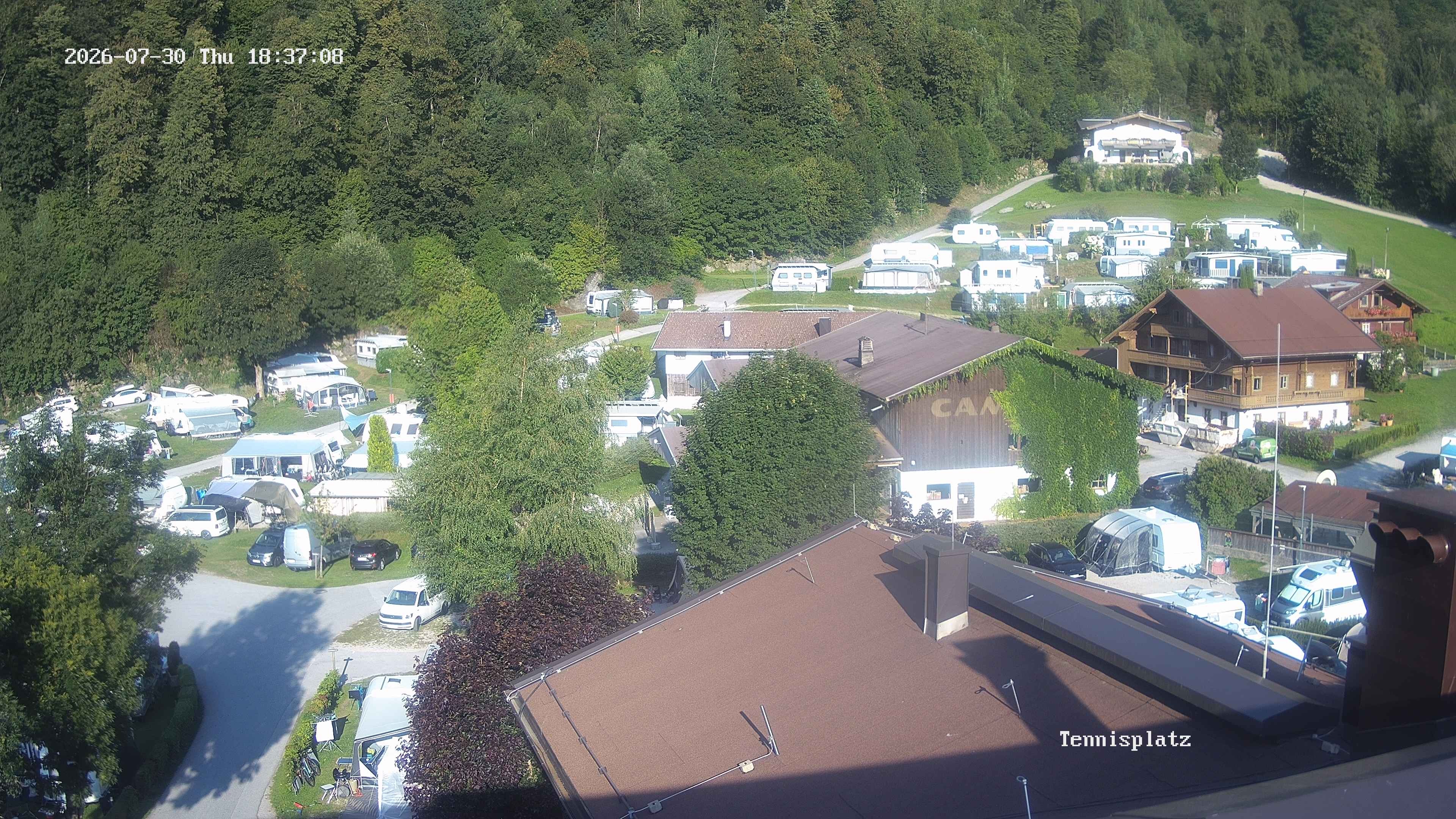 Archiv Foto Webcam Camping Aufenfeld - Appartements