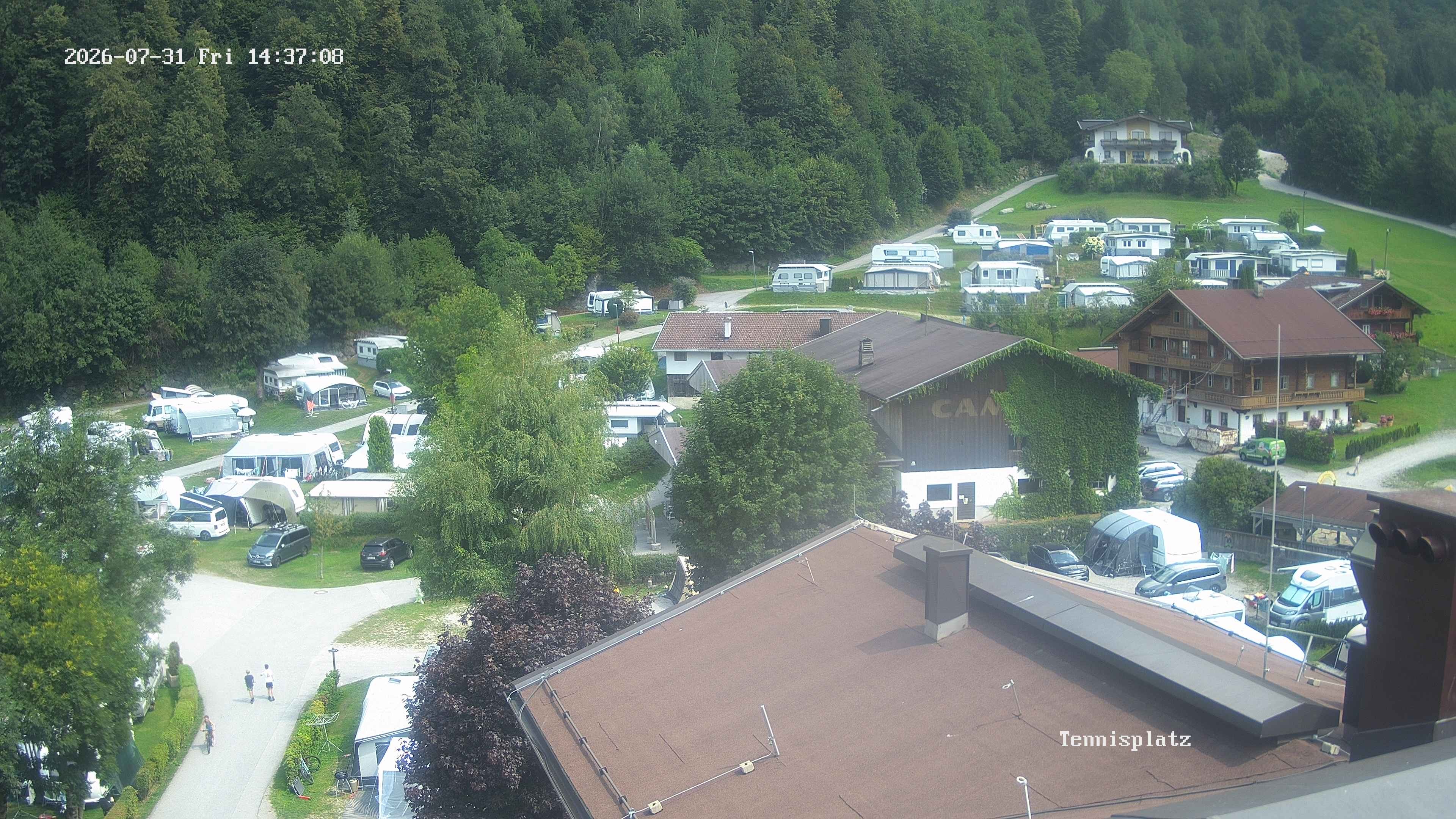 Archiv Foto Webcam Camping Aufenfeld - Appartements