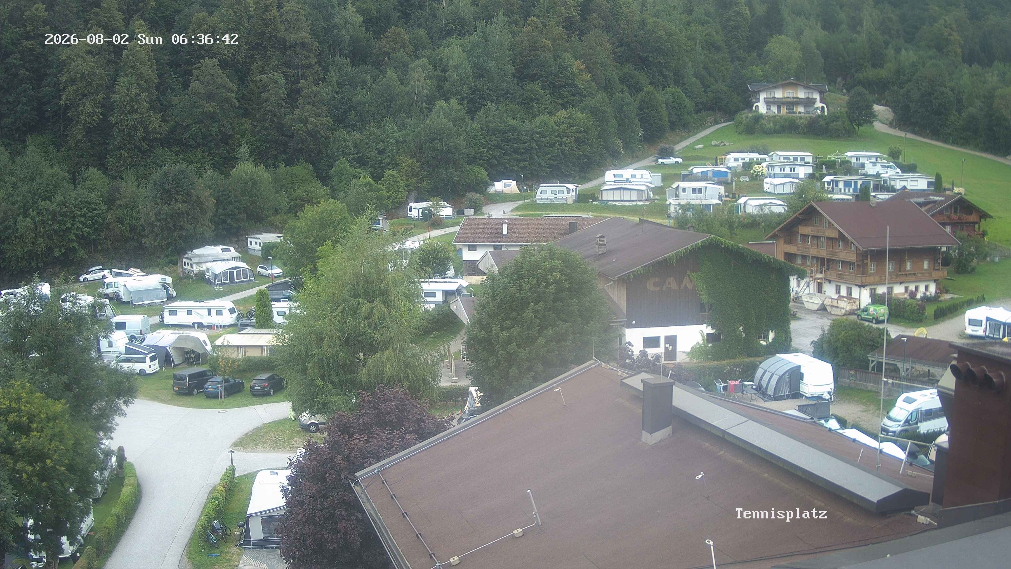 Archived image Webcam Camping Aufenfeld - View Wiesenhof
