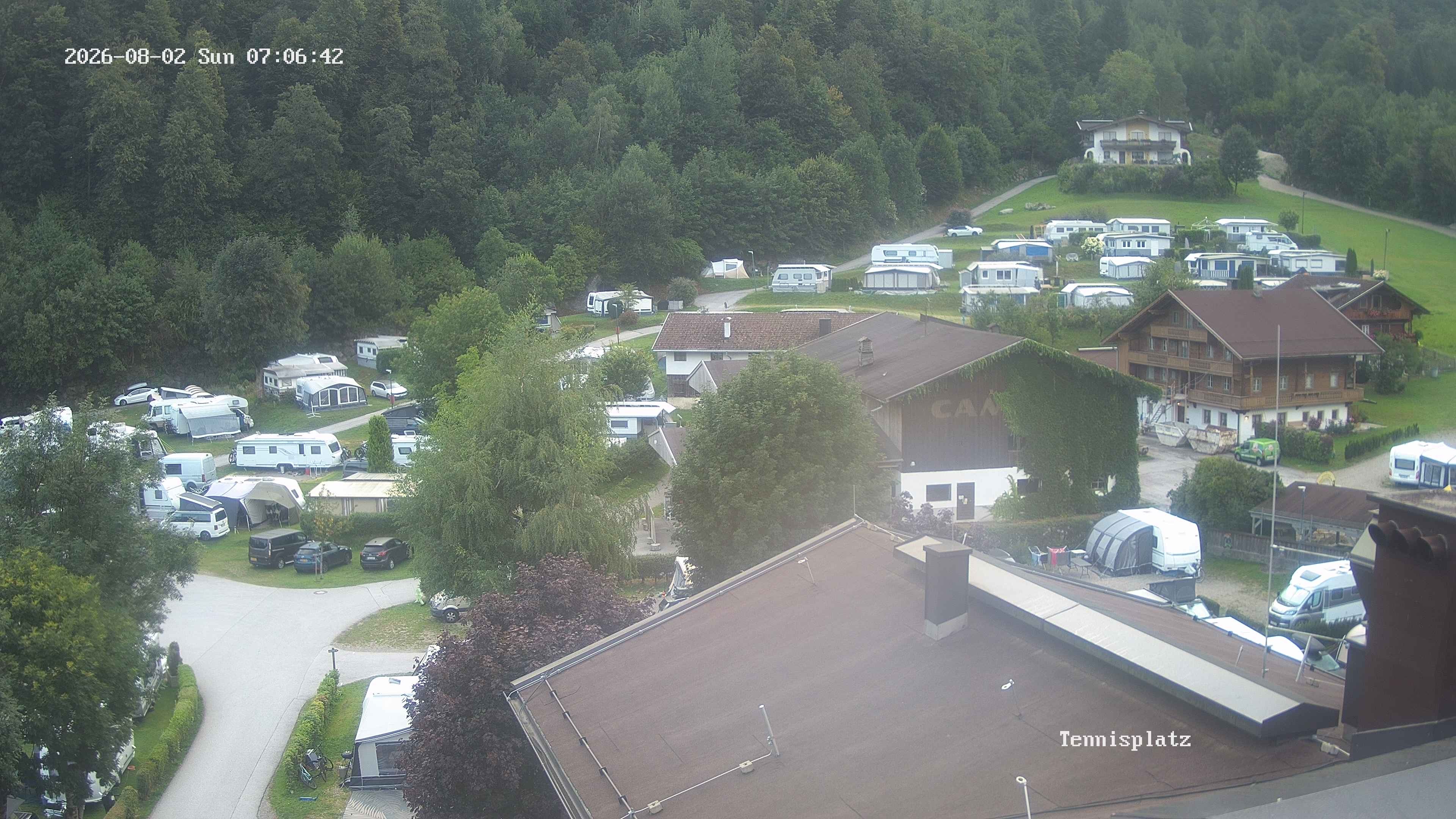 Archived image Webcam Camping Aufenfeld - View Wiesenhof
