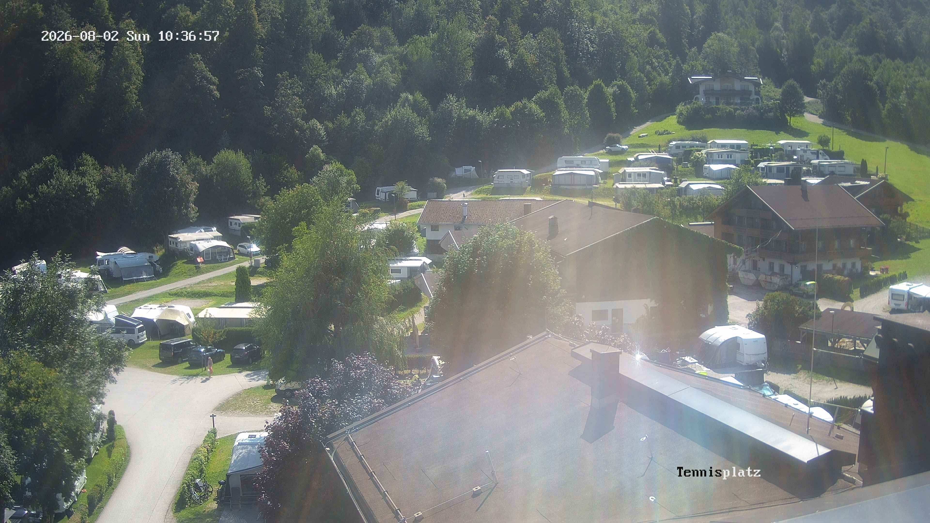 Archived image Webcam Camping Aufenfeld - View Wiesenhof