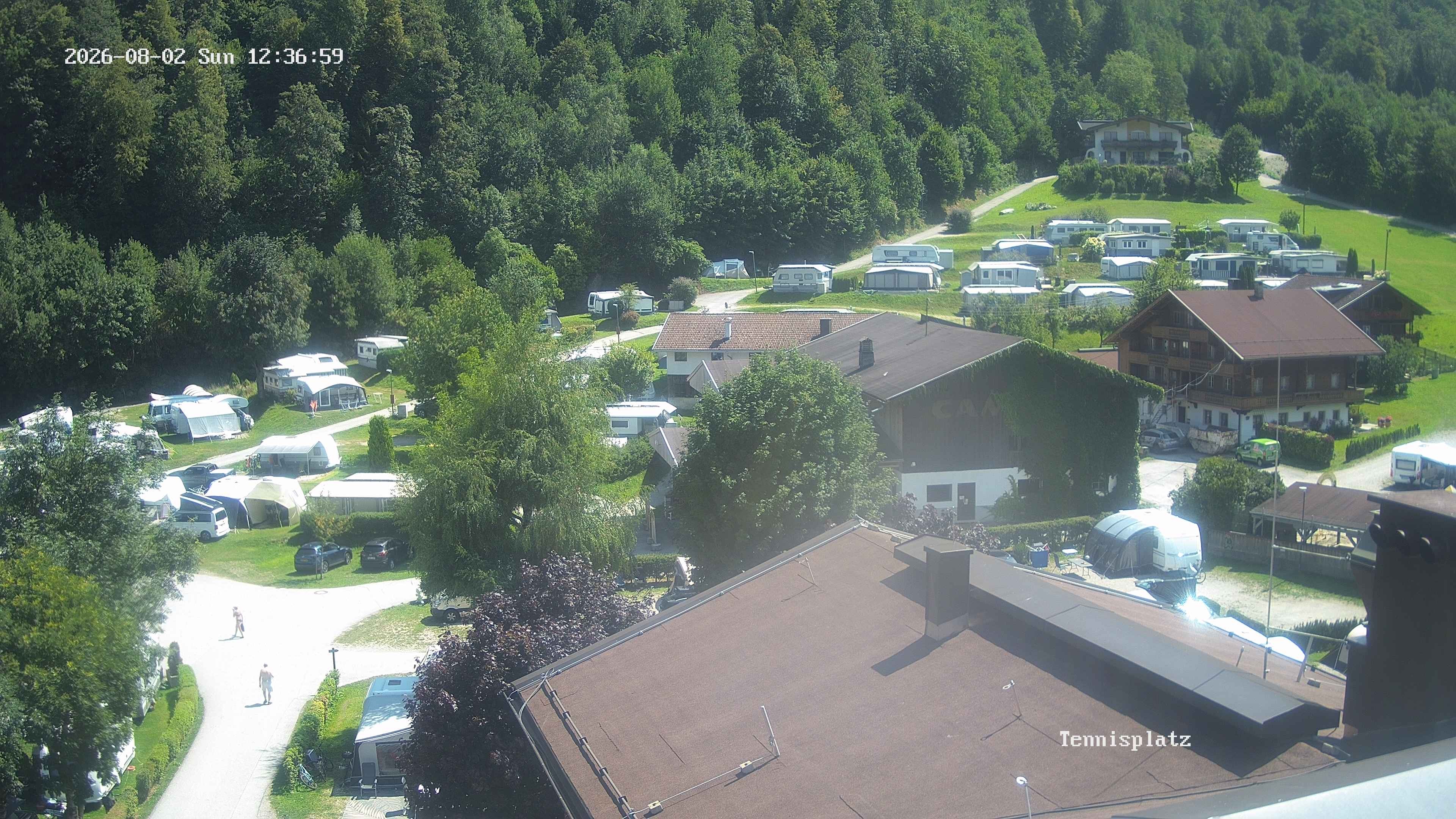 Archiv Foto Webcam Camping Aufenfeld - Appartements