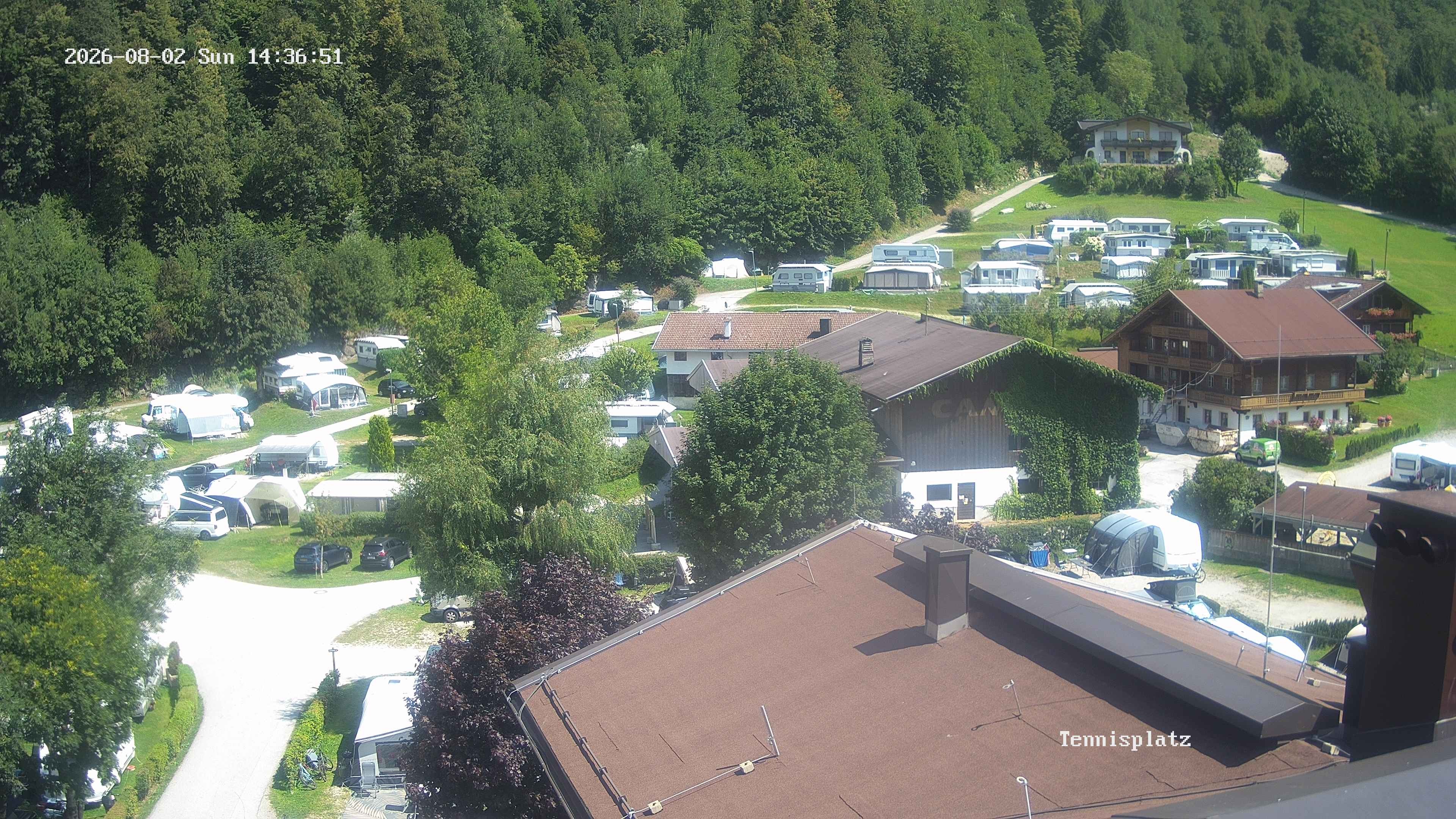 Archiv Foto Webcam Camping Aufenfeld - Appartements