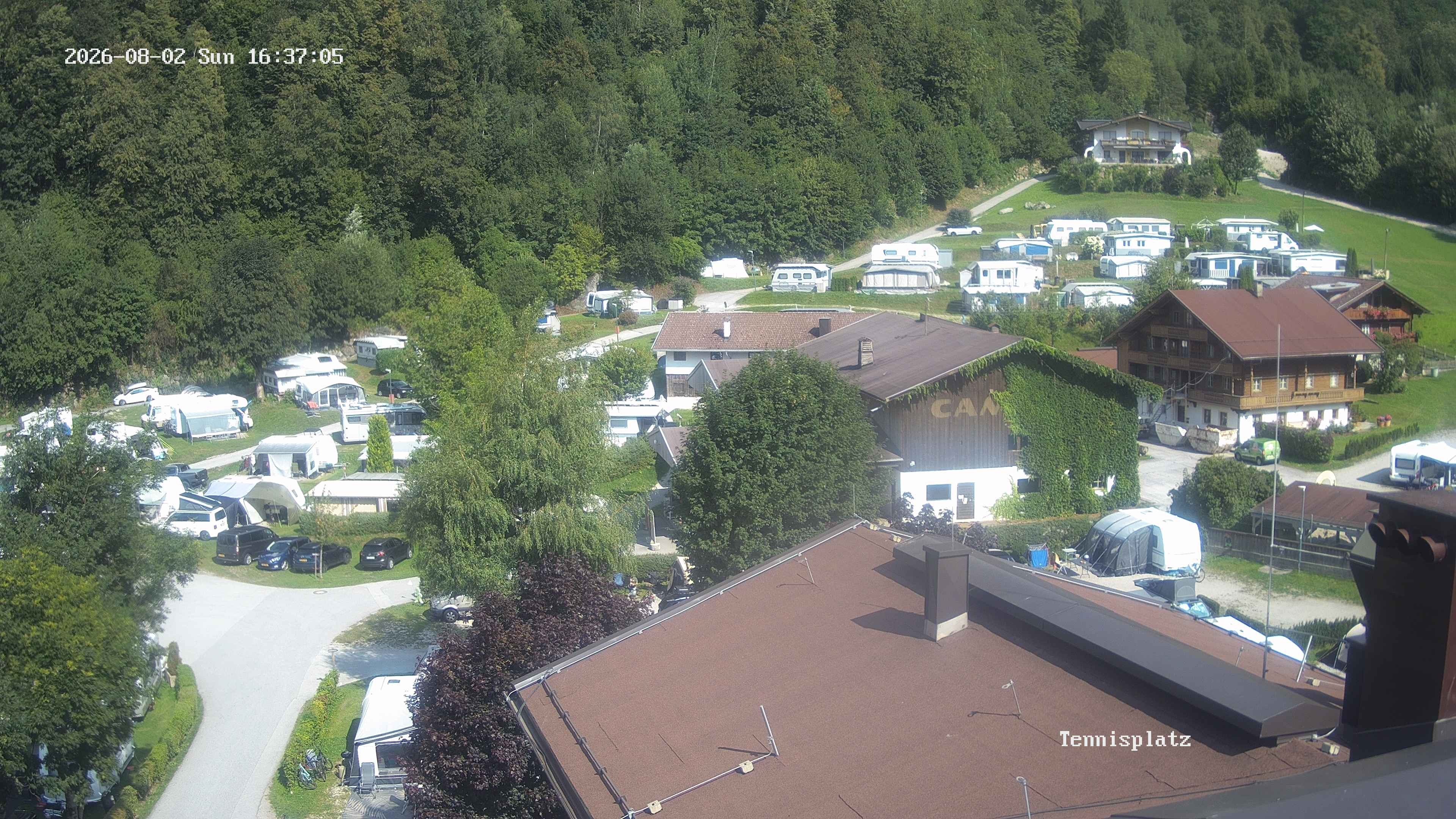 Archiv Foto Webcam Camping Aufenfeld - Appartements