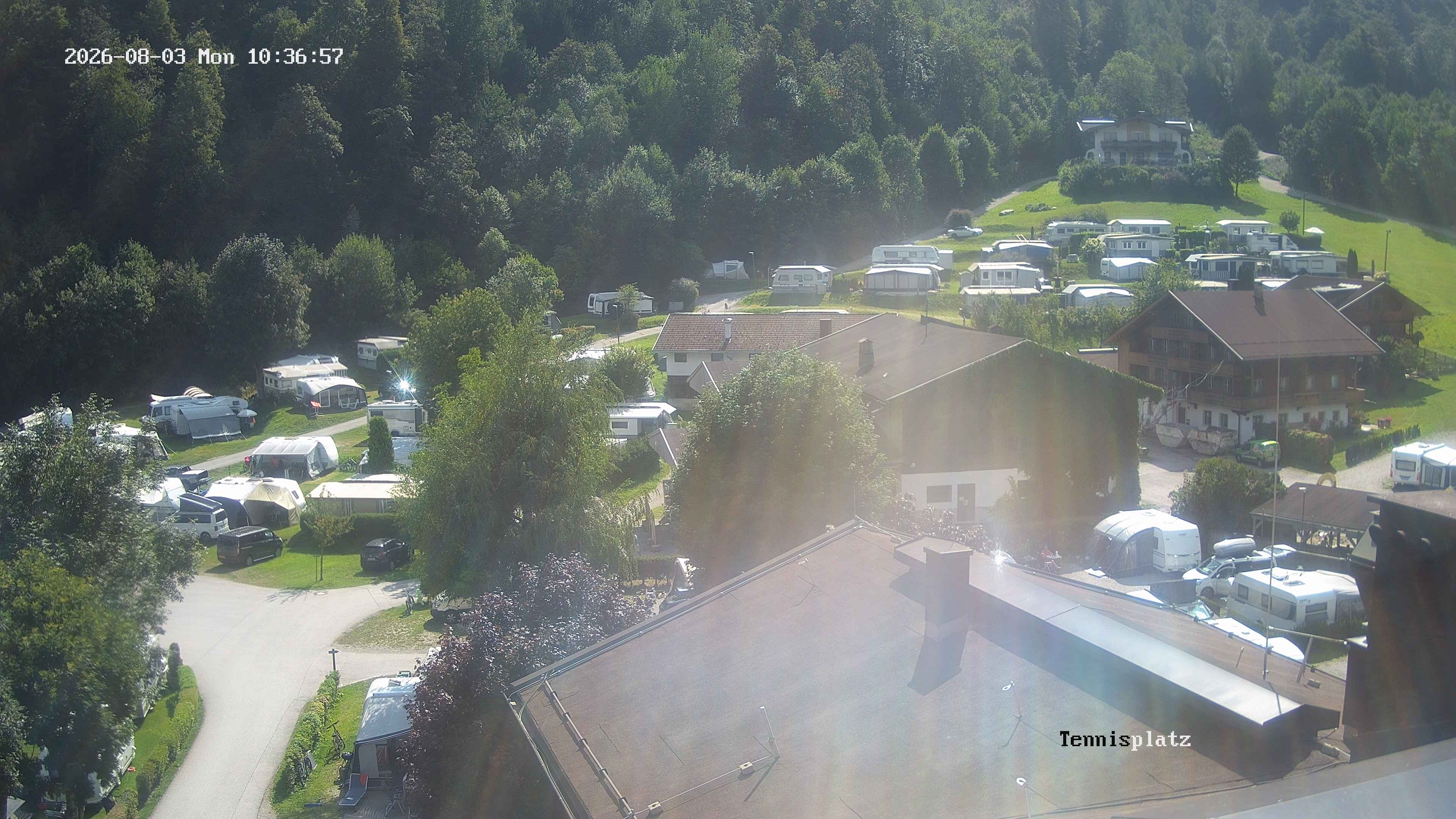 Archived image Webcam Camping Aufenfeld - View Wiesenhof