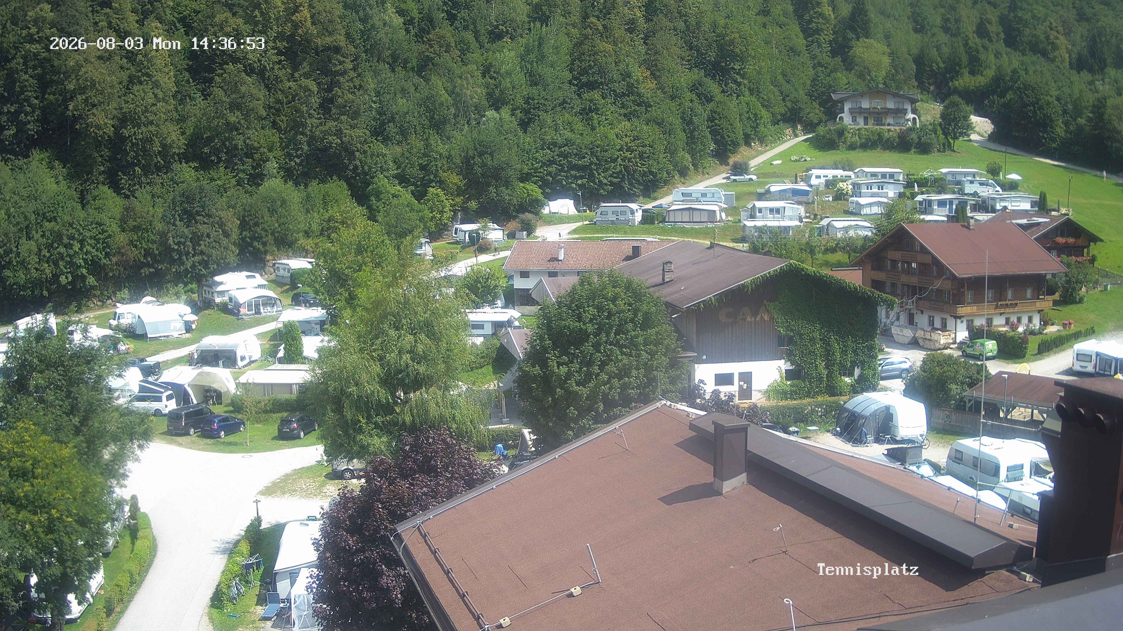 Archived image Webcam Camping Aufenfeld - View Wiesenhof