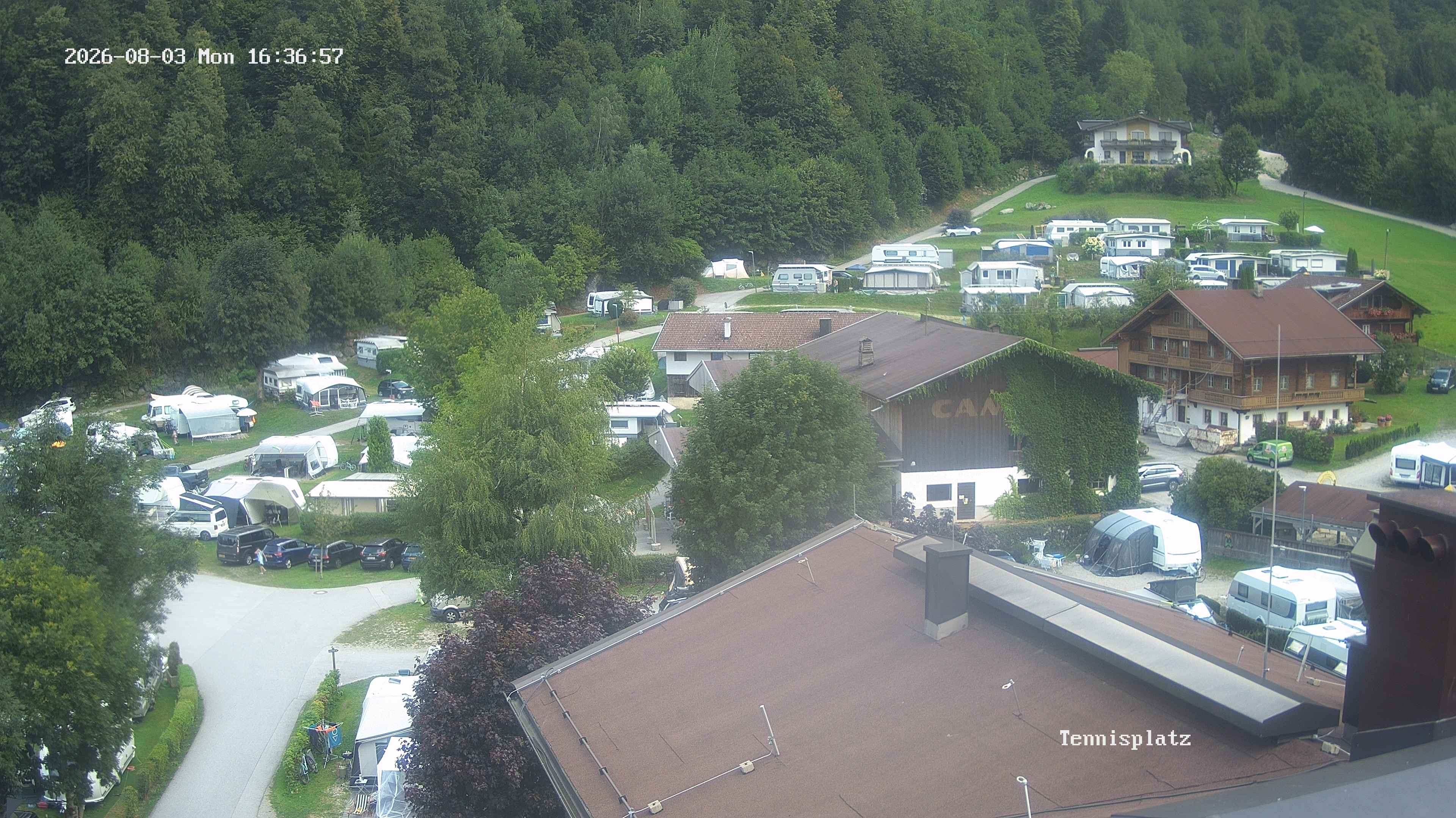 Archived image Webcam Camping Aufenfeld - View Wiesenhof