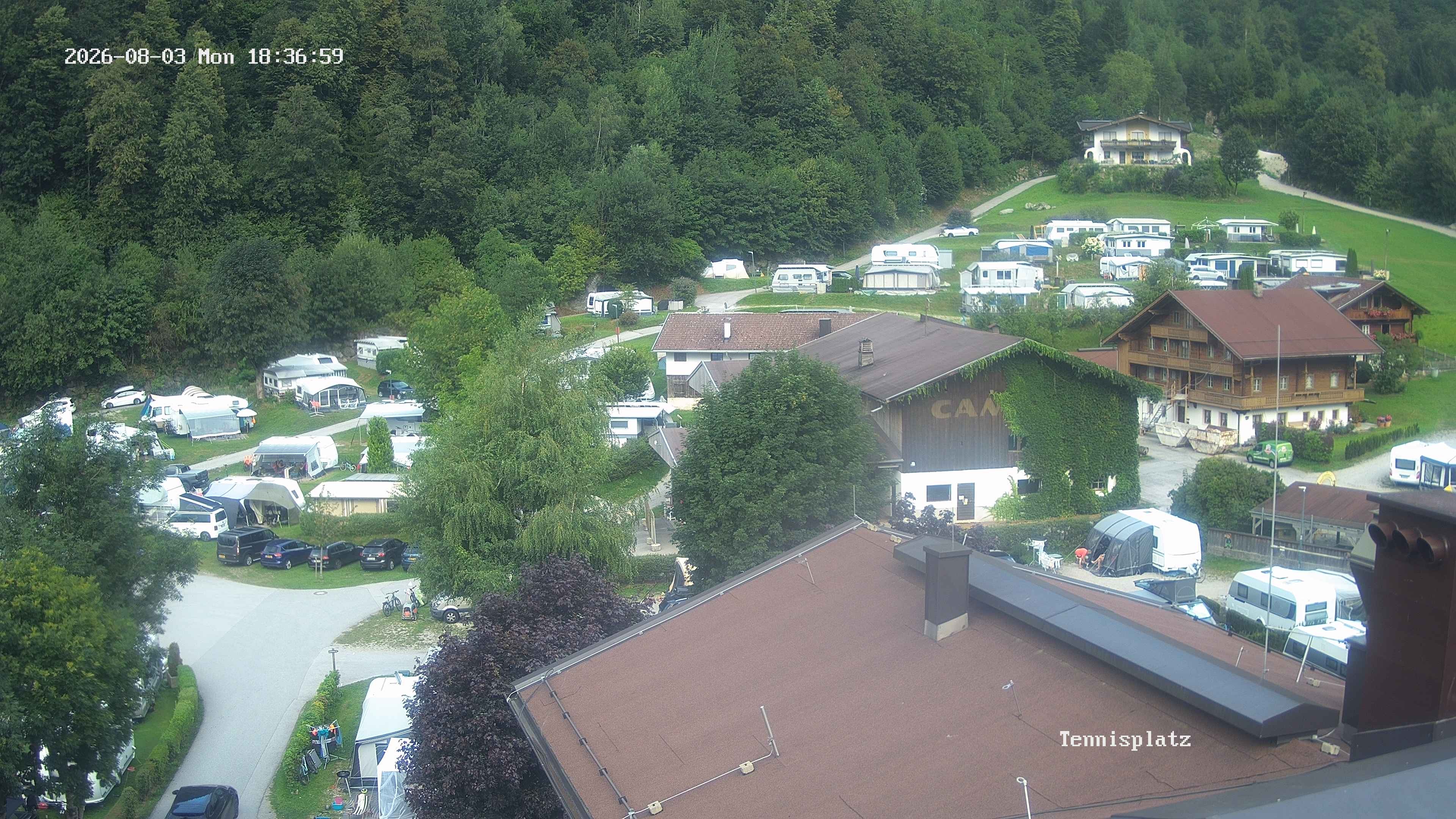Archived image Webcam Camping Aufenfeld - View Wiesenhof