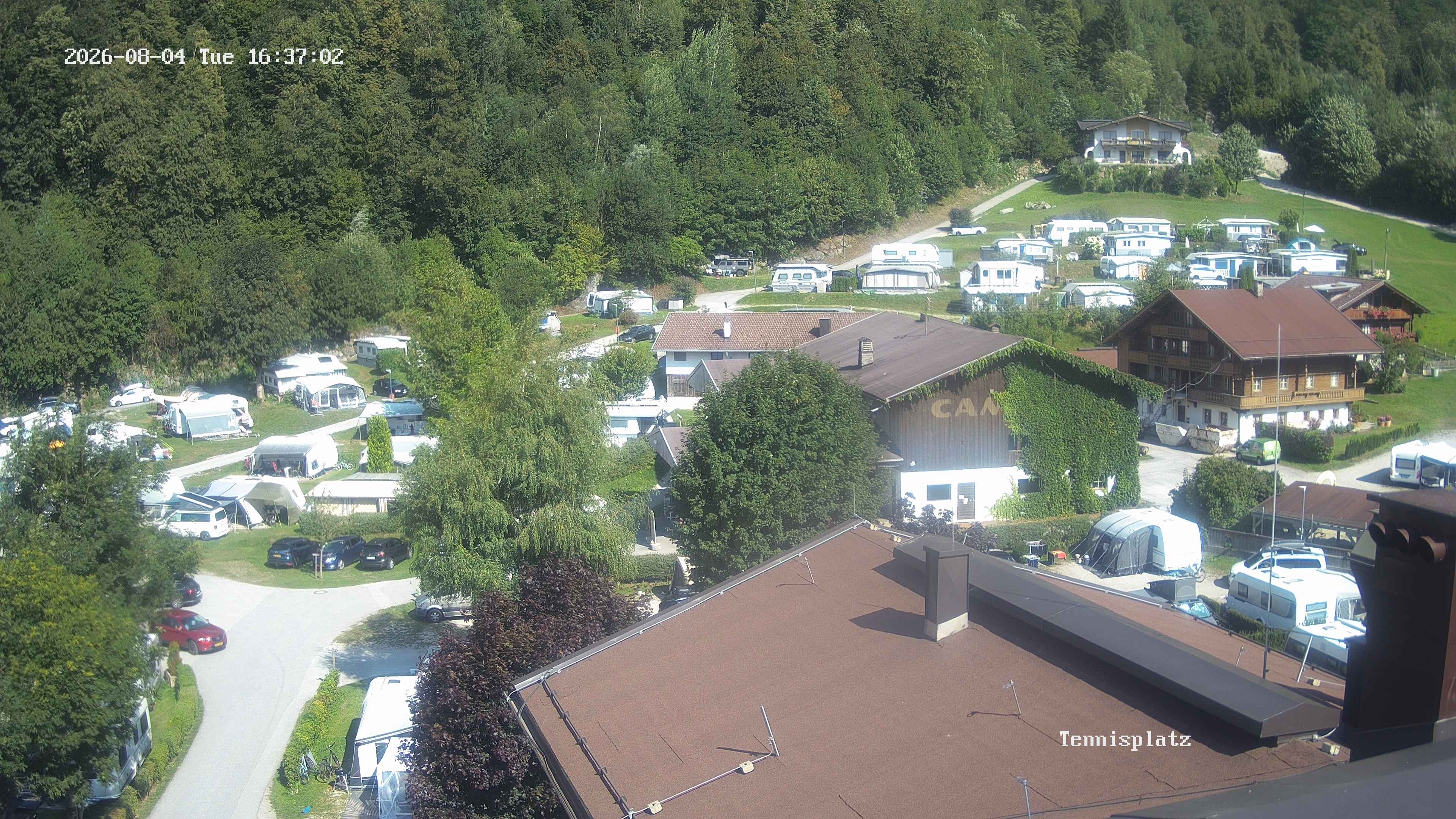 Archiv Foto Webcam Camping Aufenfeld - Appartements