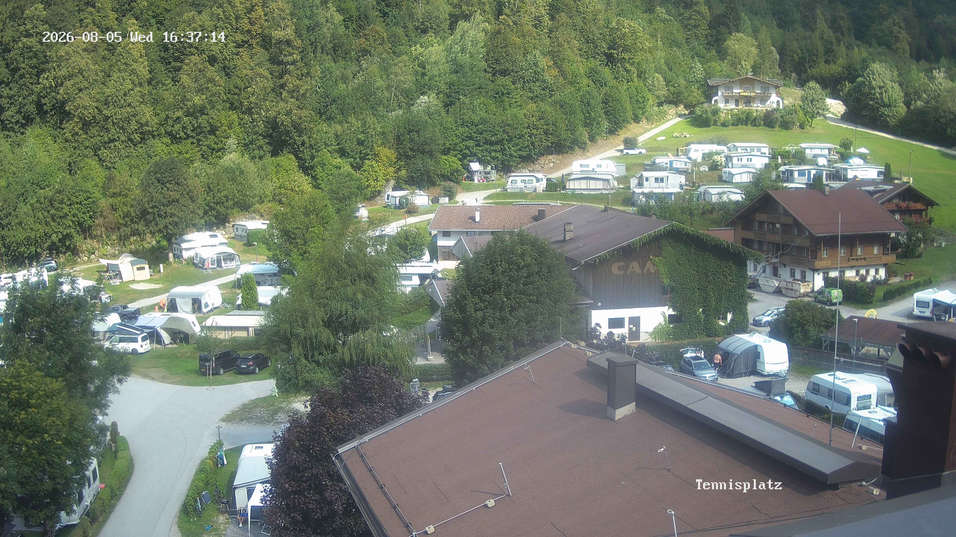 Archiv Foto Webcam Camping Aufenfeld - Appartements