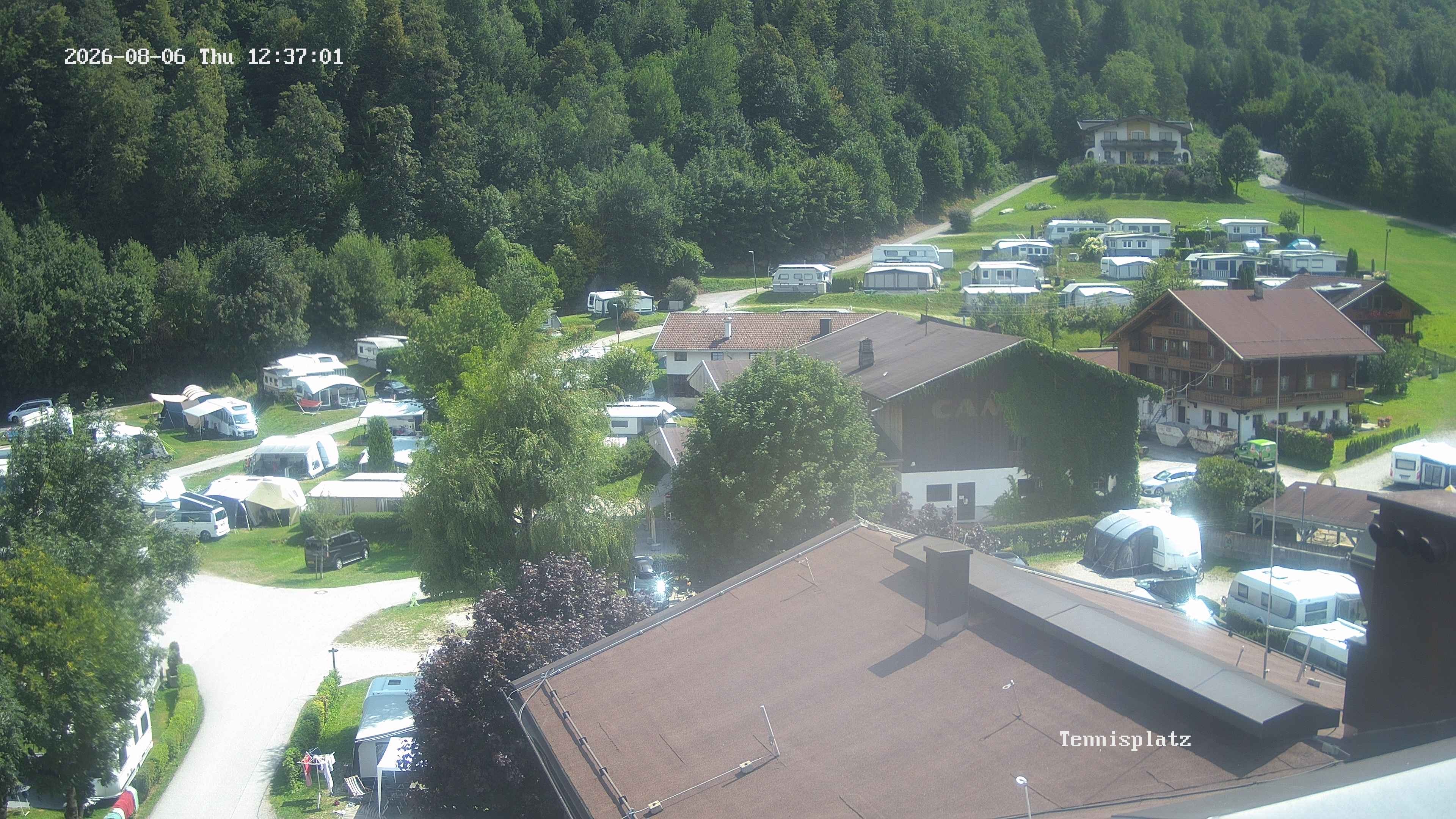 Archiv Foto Webcam Camping Aufenfeld - Appartements